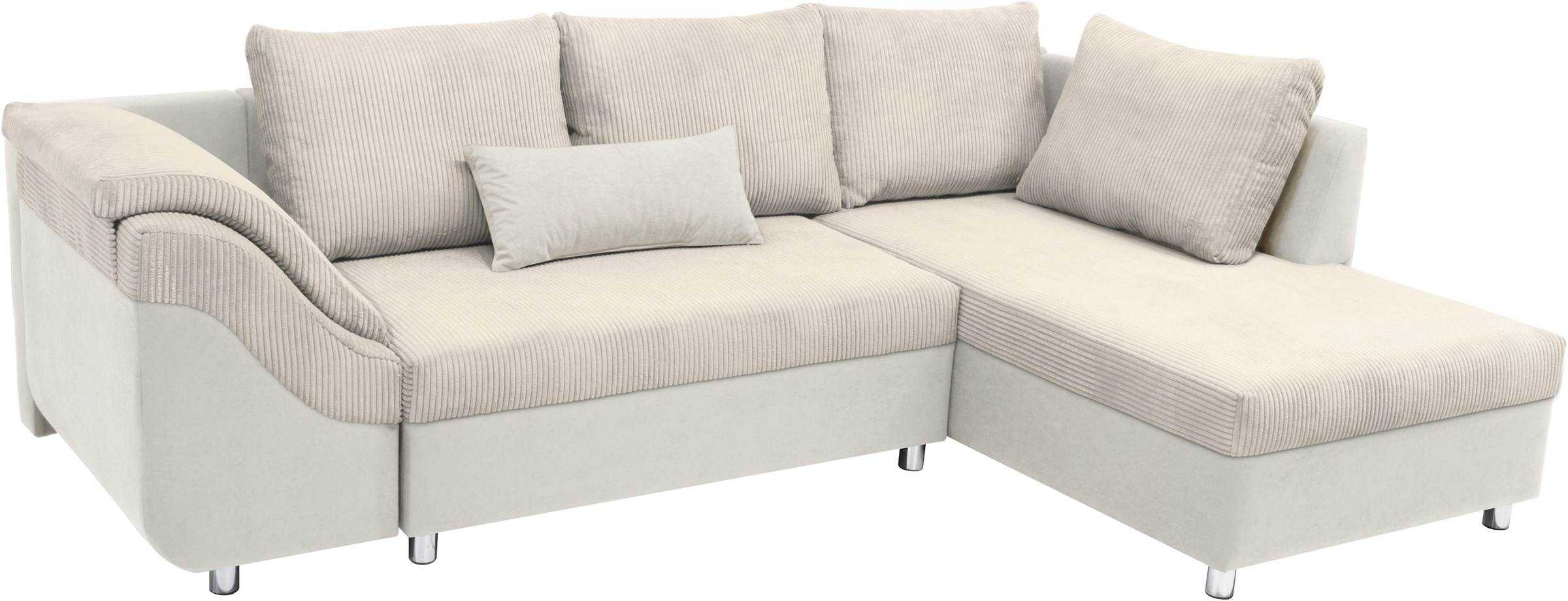 COLLECTION AB Ecksofa Sally L-Form, mit und ohne Bettfunktion, inklusive lo günstig online kaufen