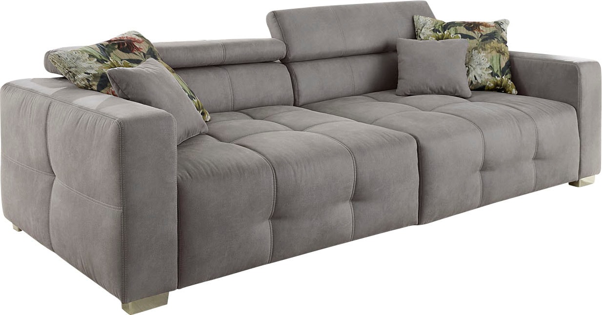 Jockenhöfer Gruppe Big-Sofa »Trento«, mit verstellbare Wellenfederung, auf und Sitzkomfort bestellen Kopfstützen mehrfach Rechnung