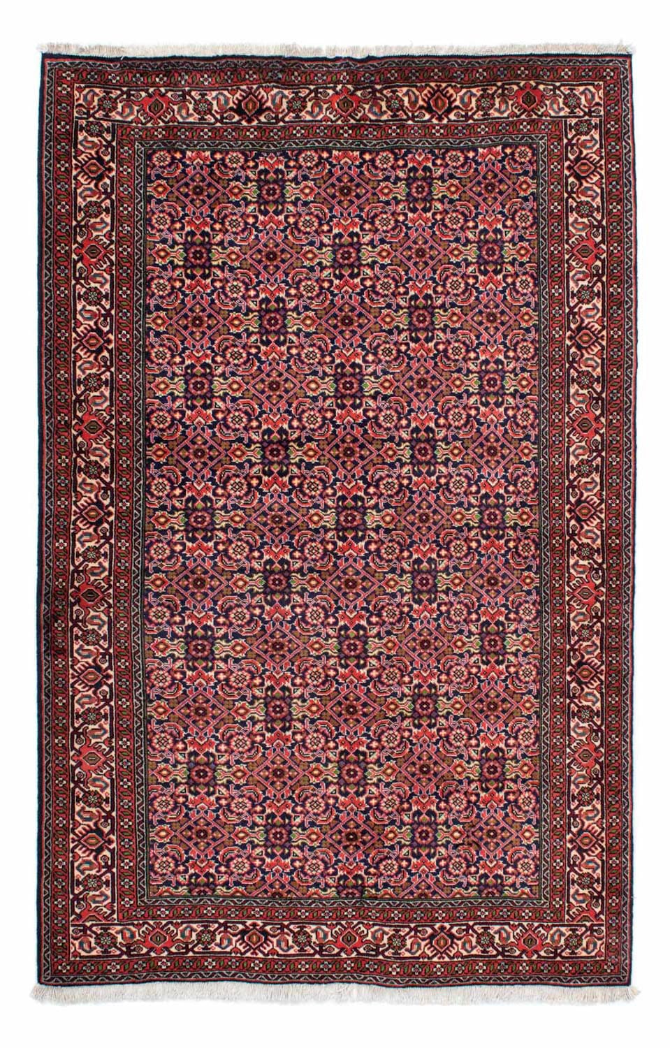 morgenland Wollteppich »Bidjar - Zanjan Stark Gemustert Rosso 200 x 128 cm« günstig online kaufen