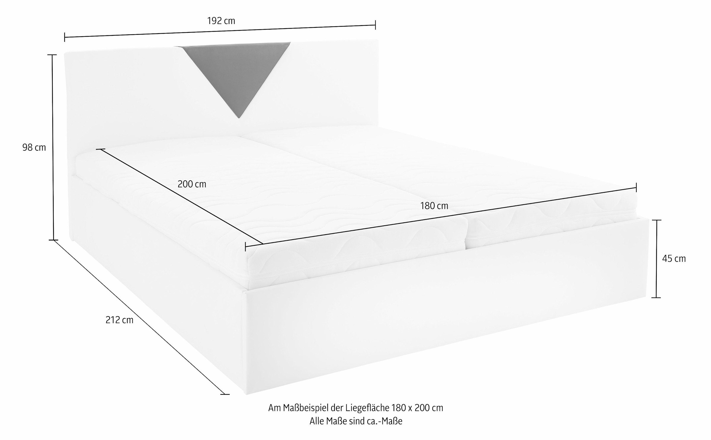 5. Bild von Westfalia Schlafkomfort Polsterbett »Malibu«, inkl. Bettkasten bei Ausführung mit Matratze