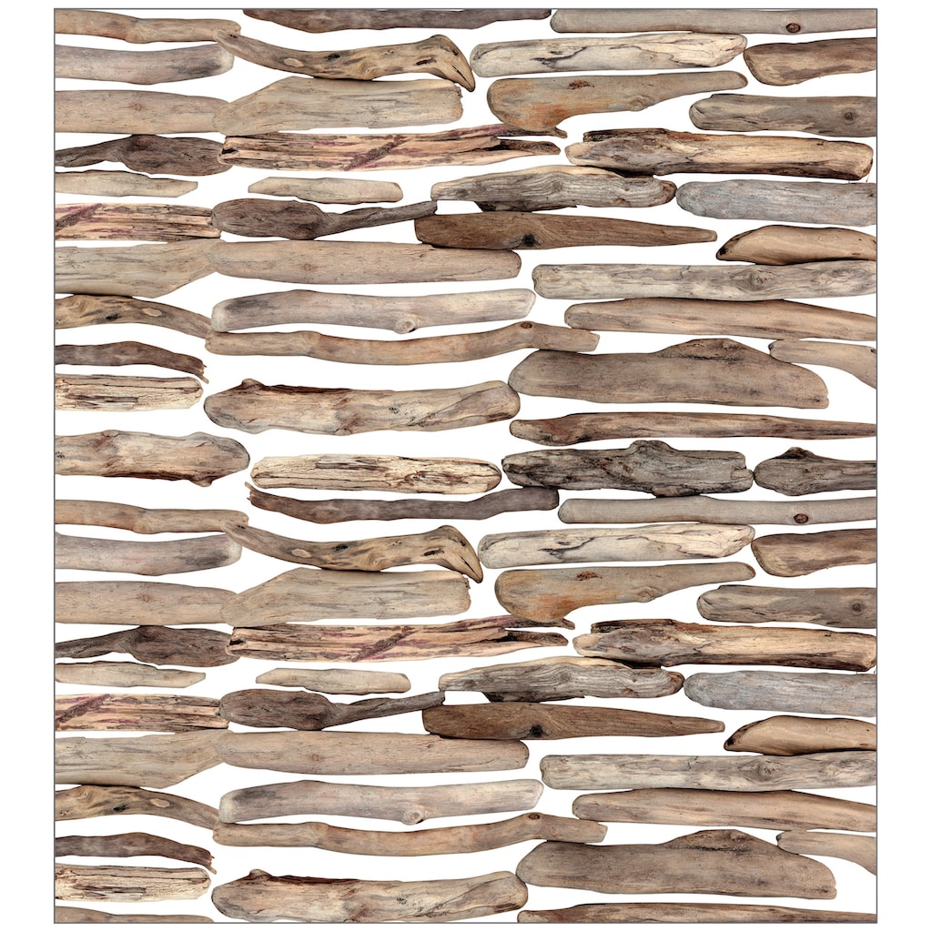 MySpotti Fensterfolie »Look Driftwood«, halbtransparent, glattstatisch haftend