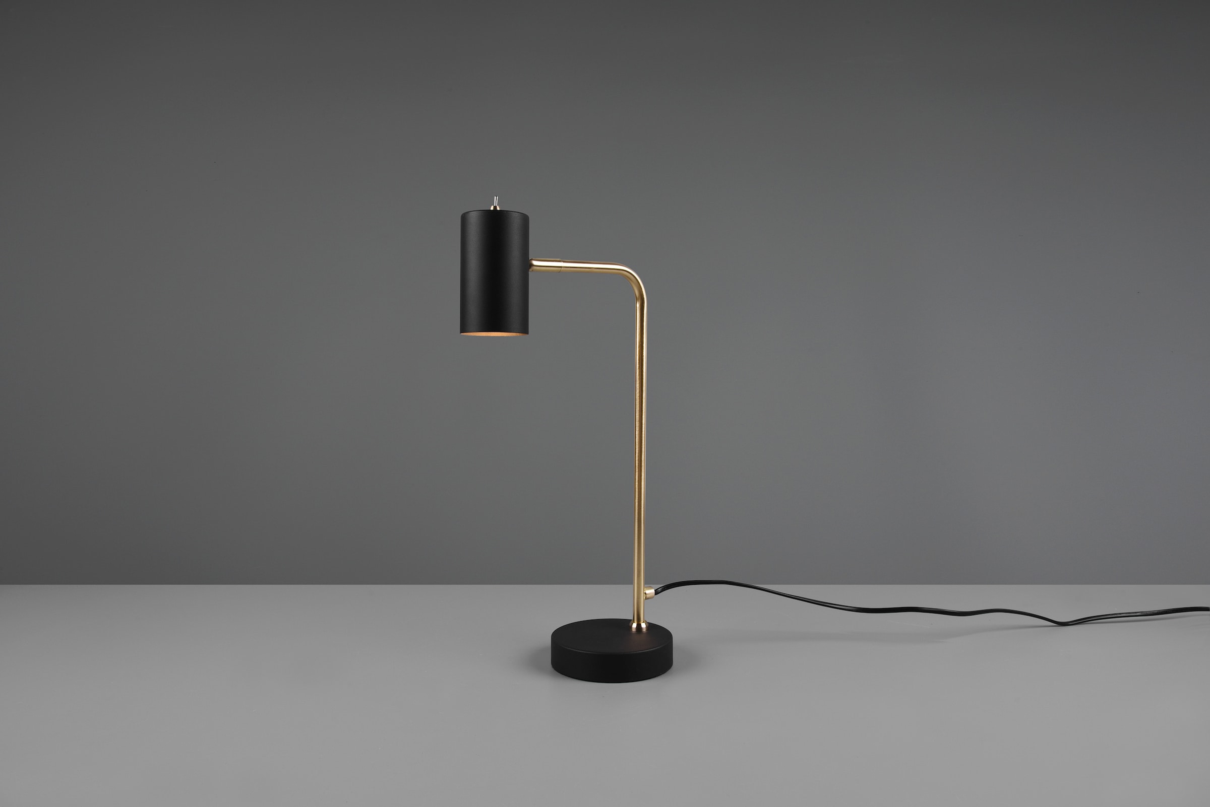 TRIO Leuchten Tischleuchte »Marley« GU10 1 Stk. mit Kippschalter, GU10 Leuchtmittel frei wählbar, Spot schwenkbar