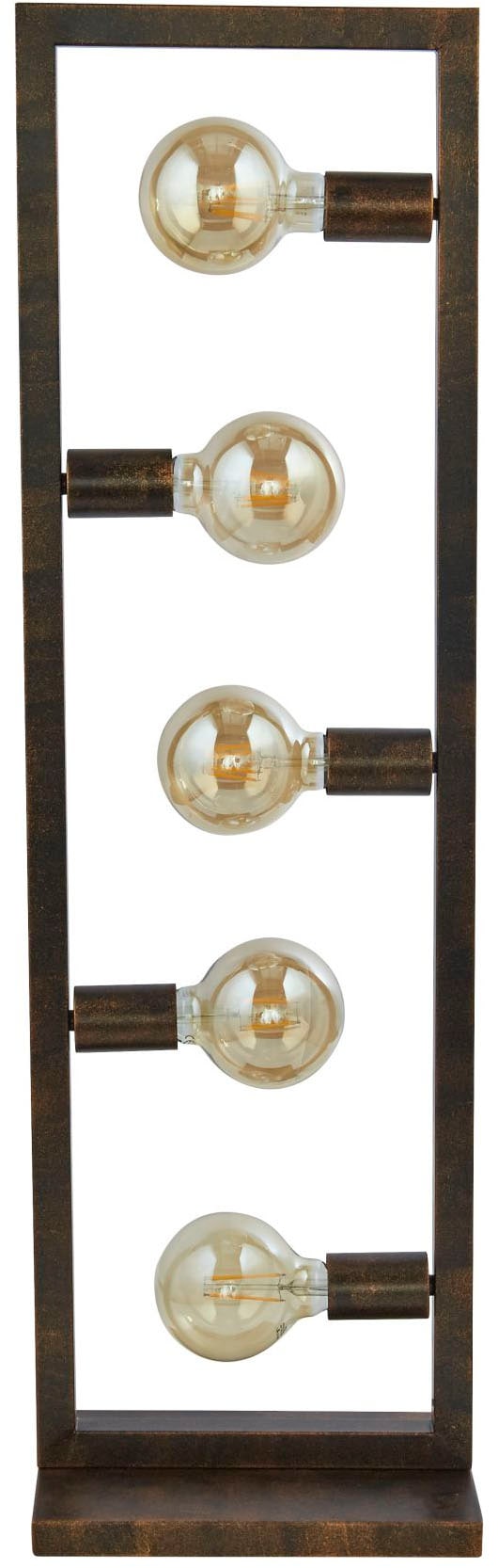 Searchlight Stehlampe »Stehlampe Oblong, 5-flammig«, 5 flammig, Leuchtmittel E27 | ohne Leuchtmittel, Ideal um mit Deko-Leuchtmitteln kreativ zu sein