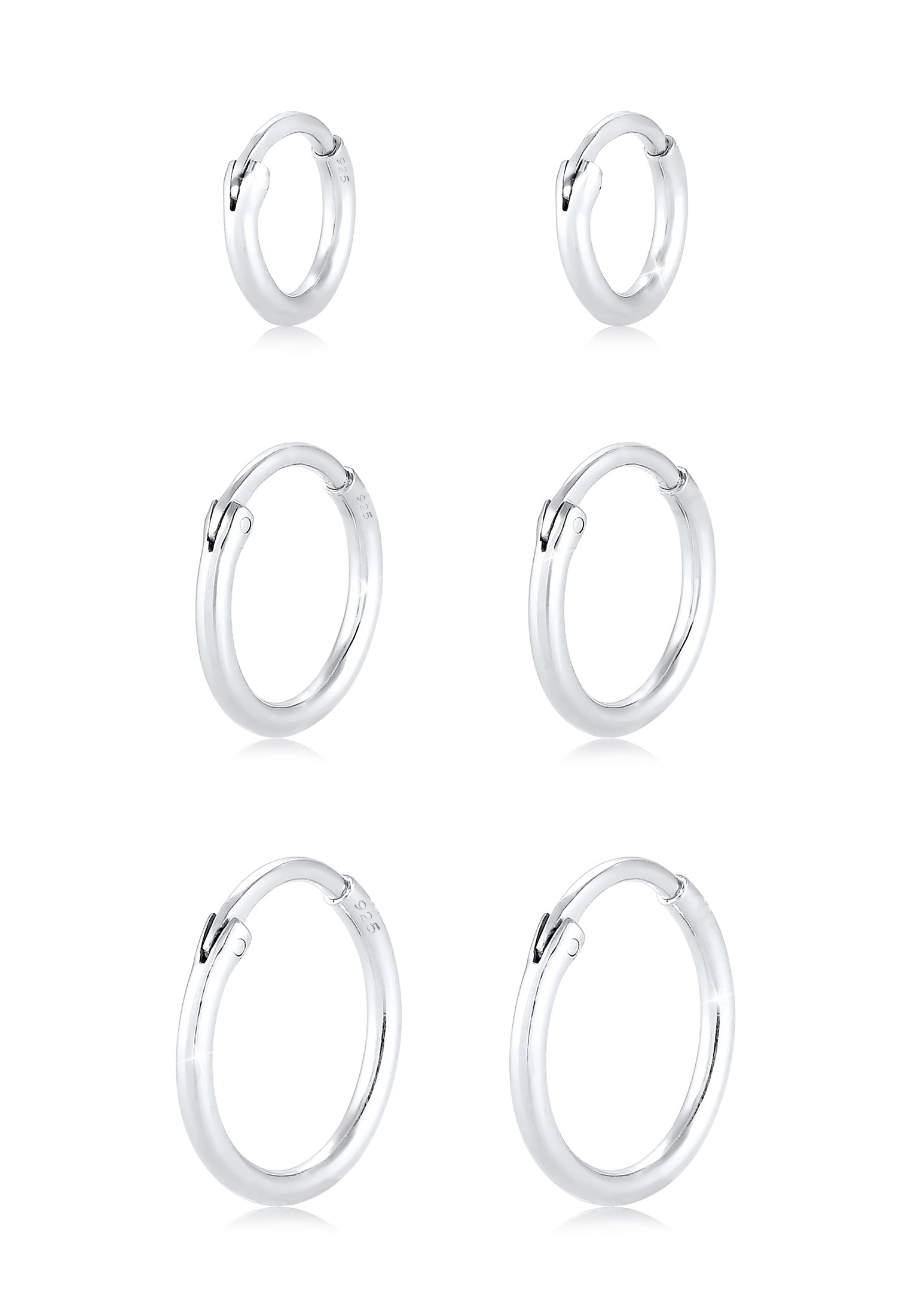 Elli Ohrring-Set »Ohrring Set Trio 925 Sterling Silber«