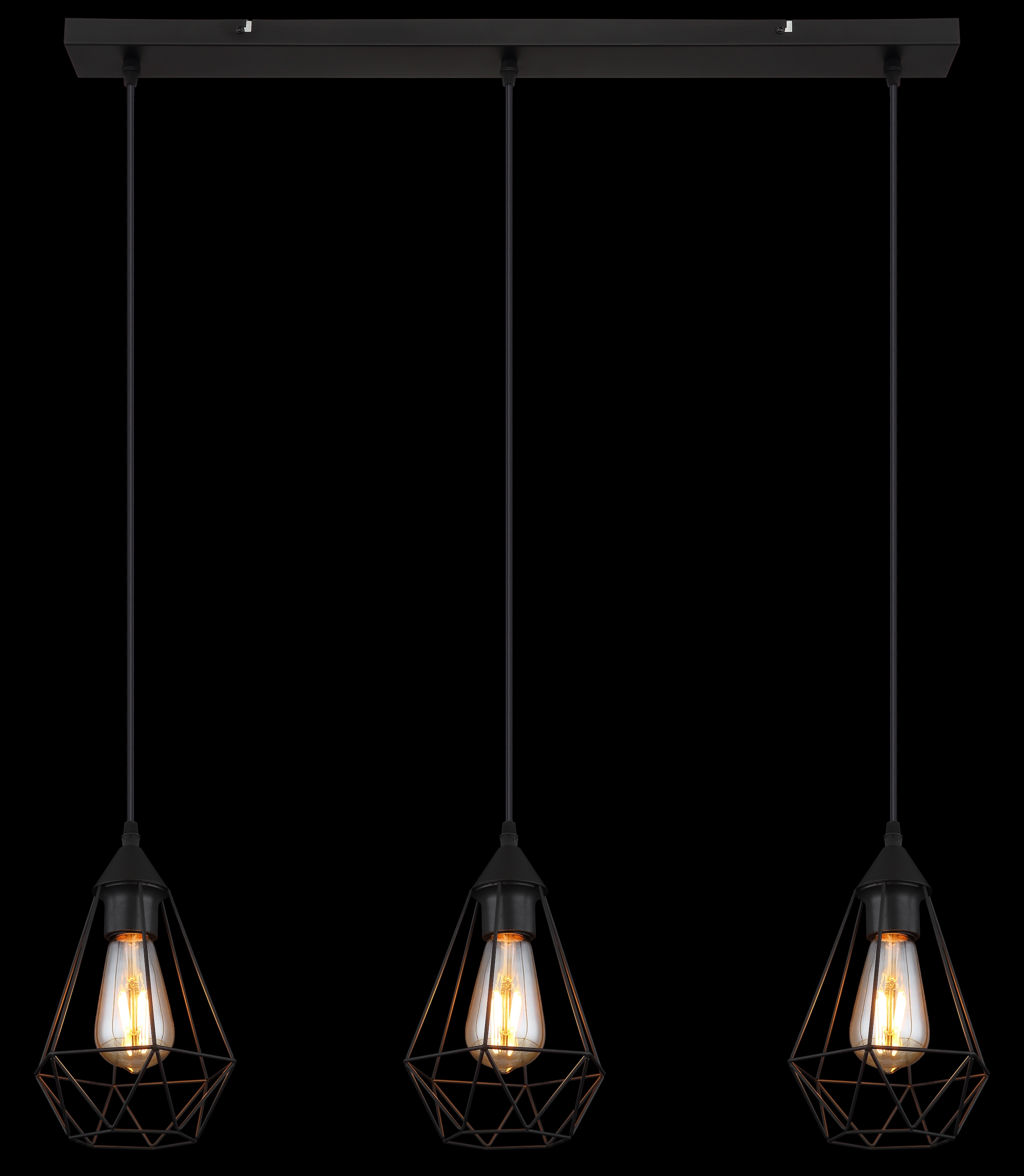 GLOBO LIGHTING Hängeleuchte »ZACHARY«, Leuchtmittel E27 | ohne Leuchtmittel, Hängelampe/Pendelleuchte/Esszimmer/Wohnzimmer/Esstisch