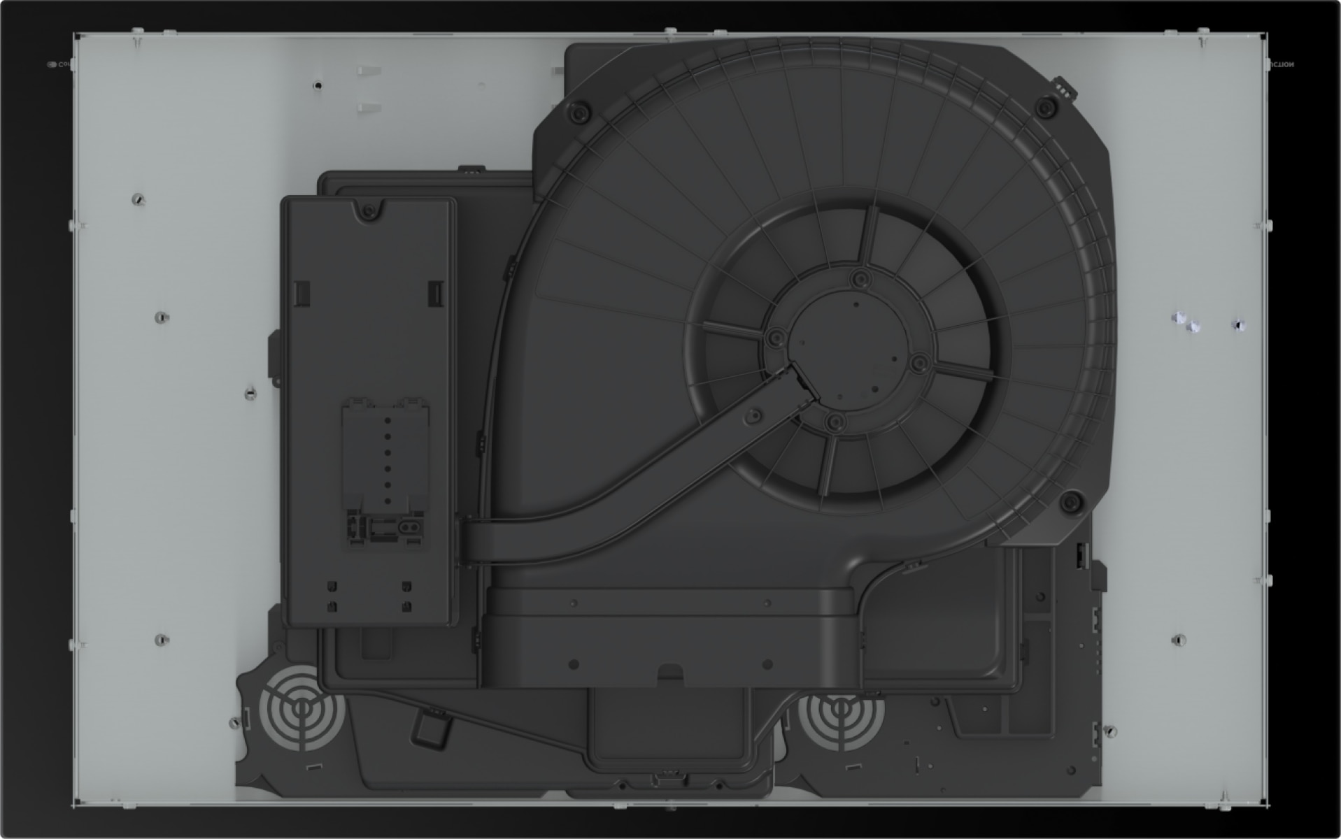 GORENJE Kochfeld mit Dunstabzug »GEH8433BSRWF« InfiniteMatt - kratzresistente, matte Kochfeldoberfläche