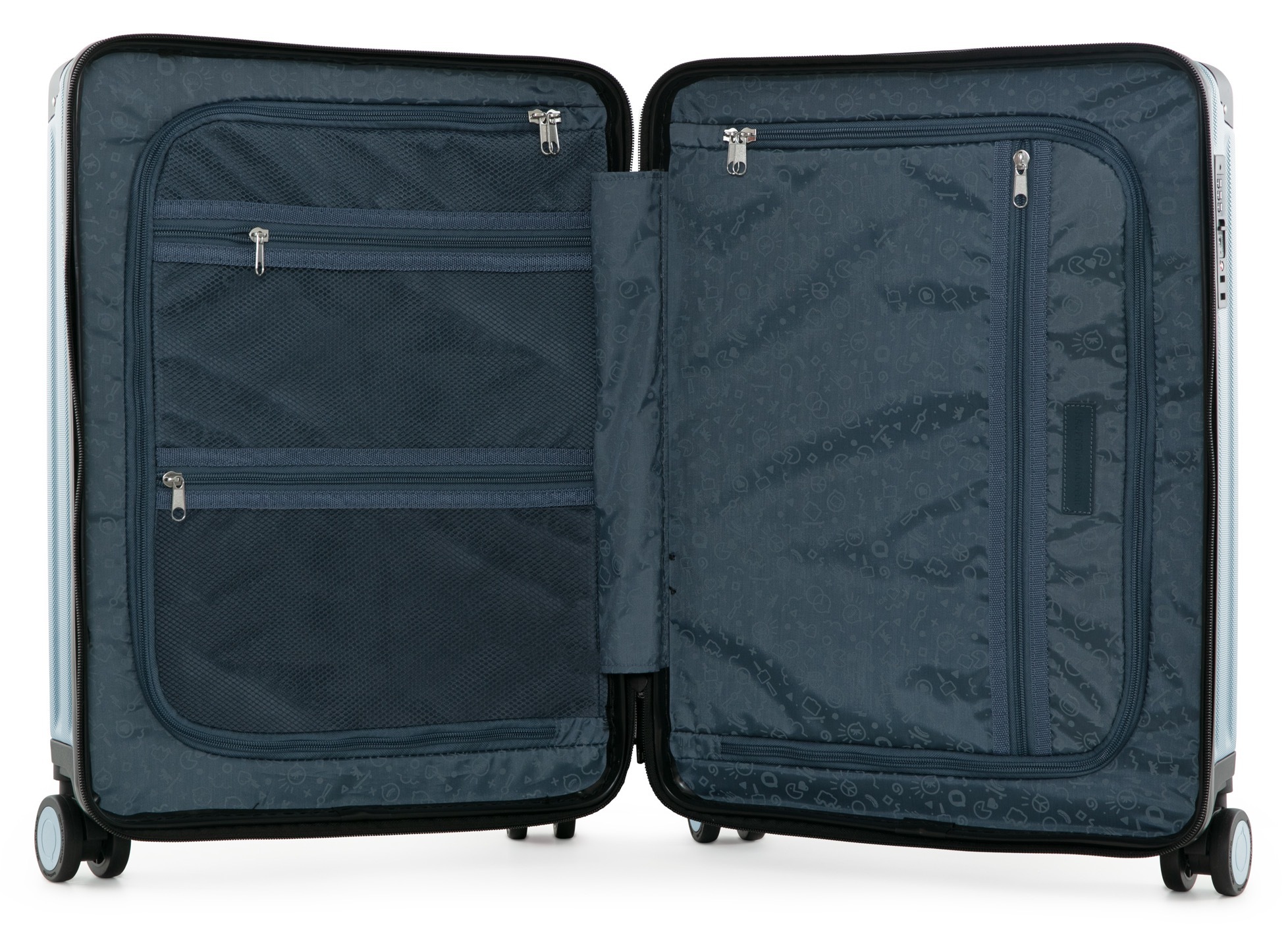 Hauptstadtkoffer Hartschalen-Trolley »Q-Damm, verschiedene Farben und Größen«, 4 Rollen, Hartschalenkoffer Reisekoffer Trolley mit TSA-Schloss