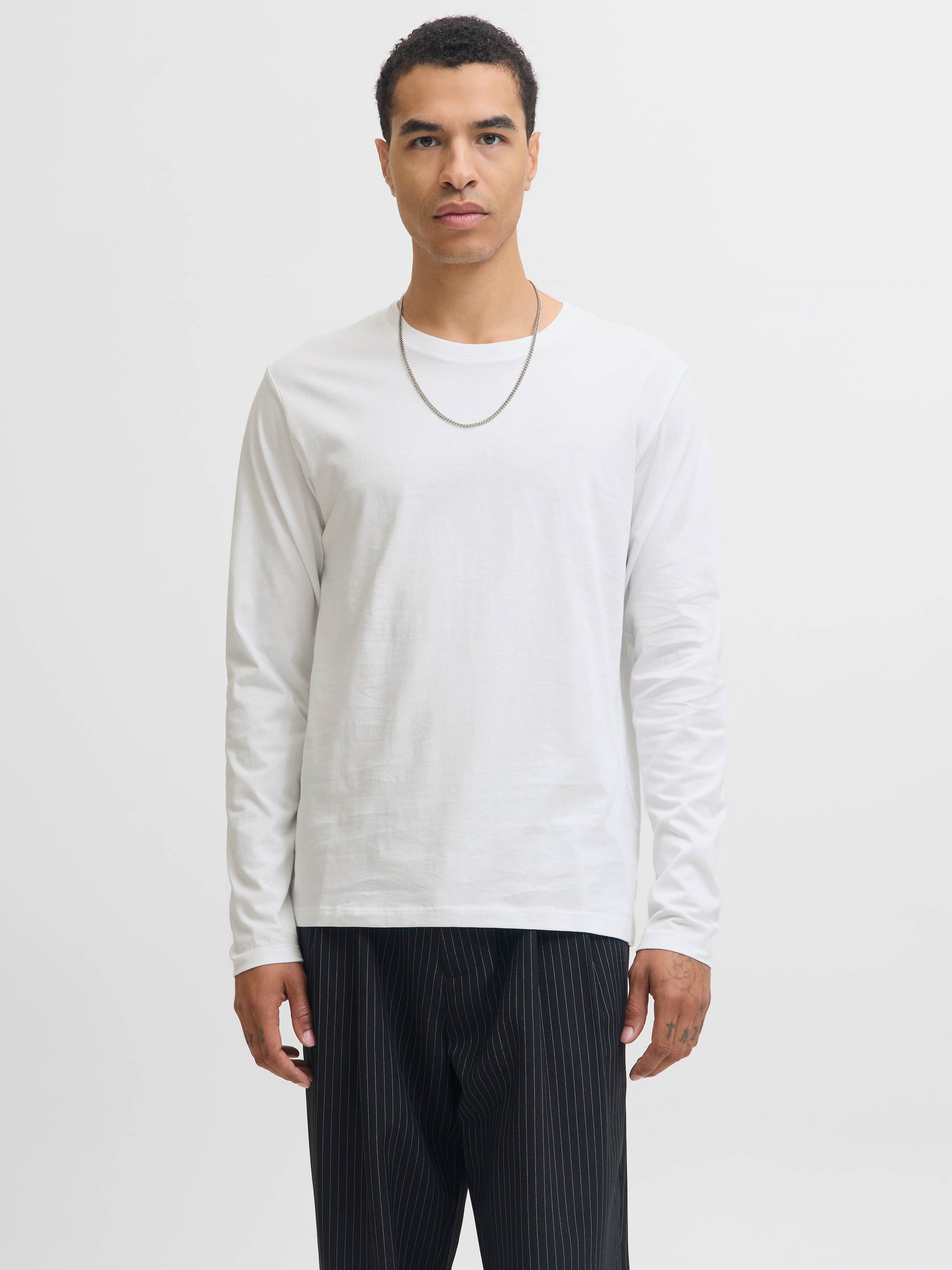 Jack & Jones Rundhalsshirt »JJEORGANIC BASIC TEE LS O-NECK NOOS«