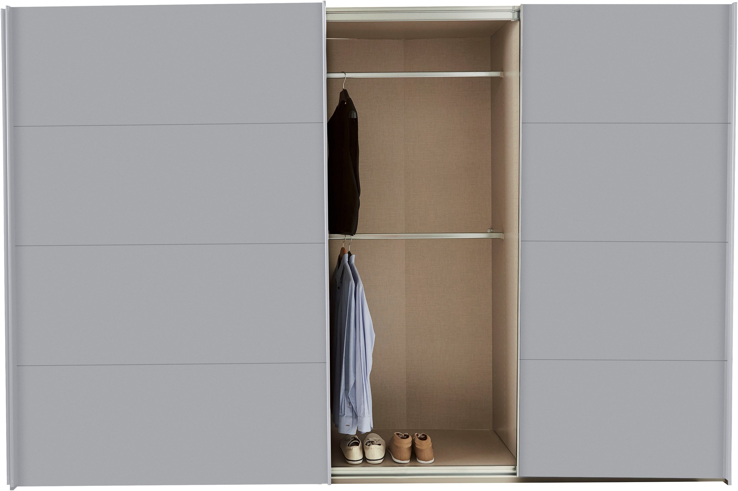 rauch Schwebetürenschrank »Kleiderschrank Schrank Garderobe TOPSELLER OTELI inkl. Inneneinteilung«, mit 3 Innenschubladen sowie zusätzlichen Einlegeböden MADE IN GERMANY