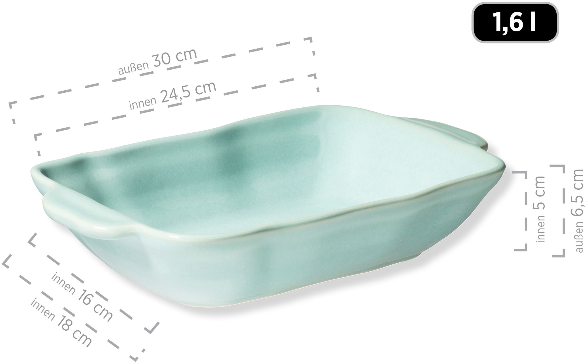 MÄSER Auflaufform »Vera« Steinzeug 2 Stk. tlg.