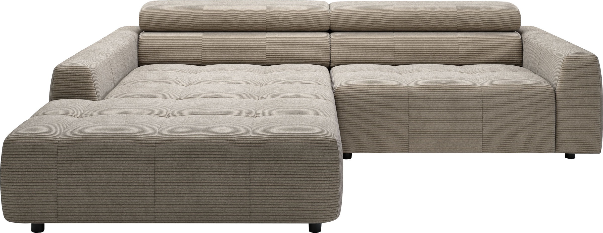 3C Candy Ecksofa »Denver auch mit Cord- und Easy care-Bezug, Kopfteilverste günstig online kaufen