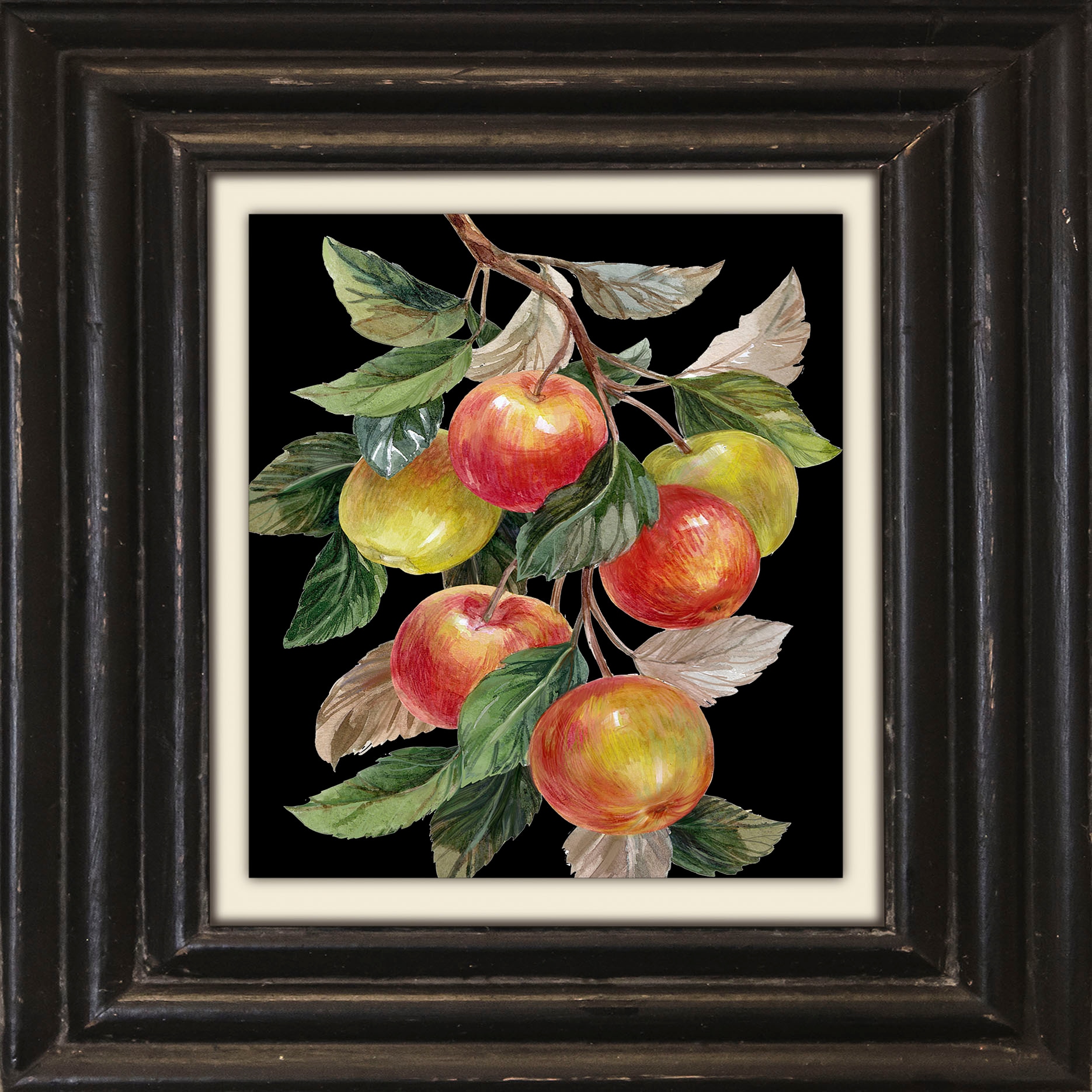 queence Leinwandbild »Äpfel«, Kunst-Obst-Stillleben-Obst Bilder, Premium-Le günstig online kaufen