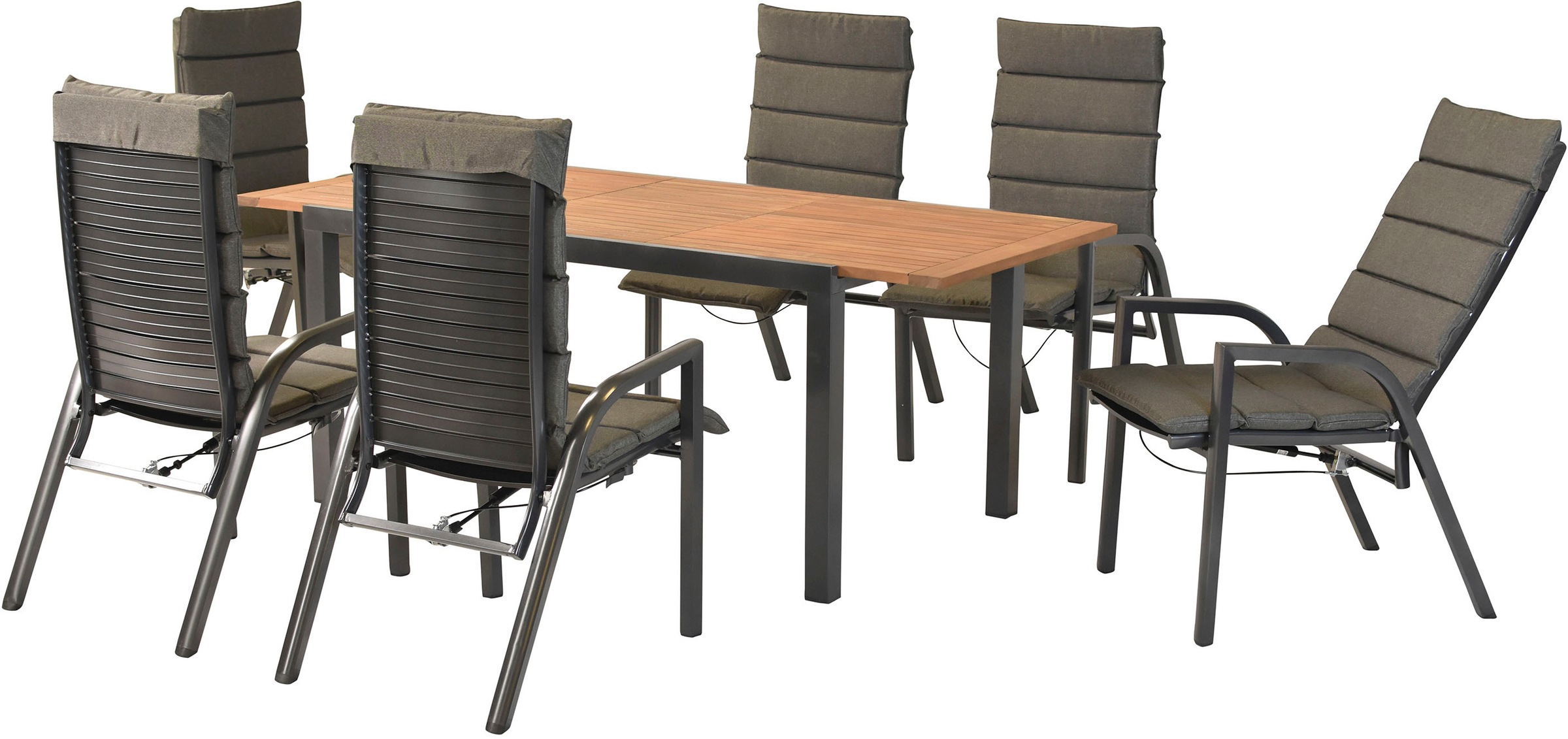MERXX Garten-Essgruppe »»Siros«« Set, 13 Stk. tlg. Rückenlehne verstellbar günstig online kaufen