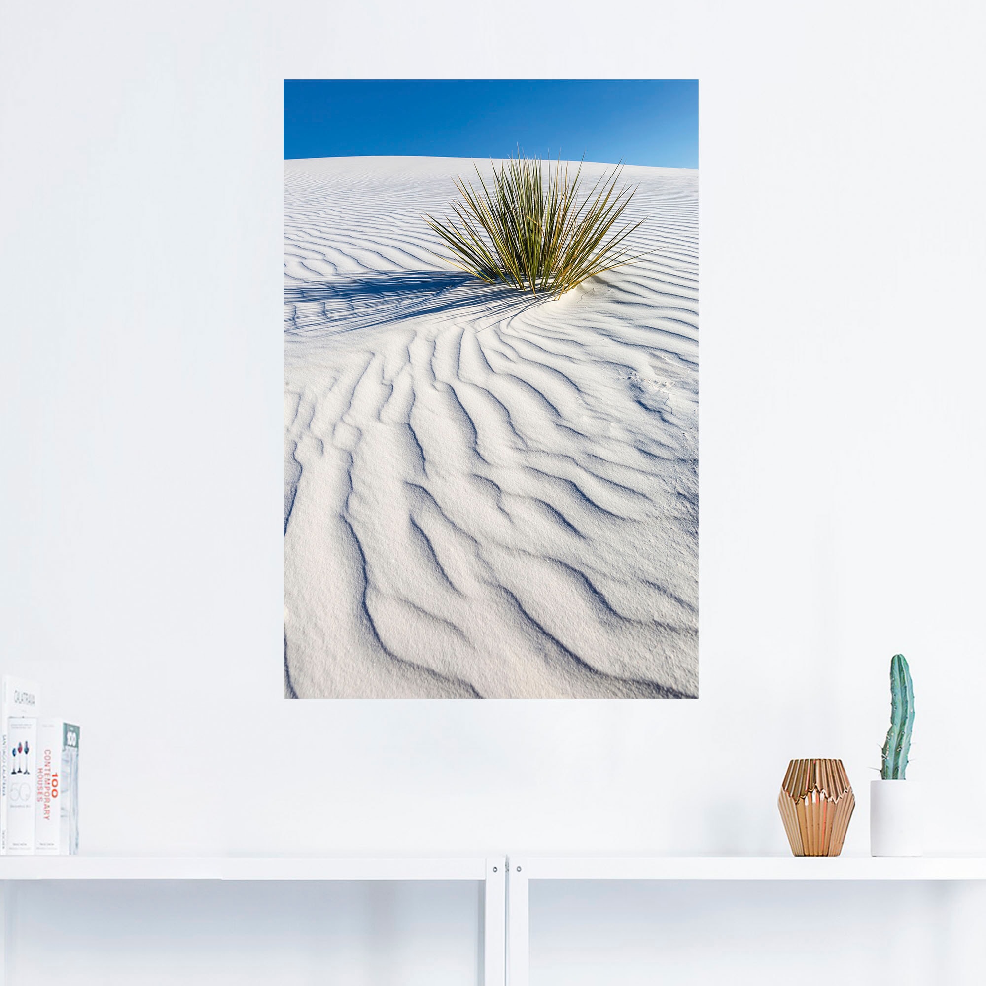 Artland Wandbild »Dünen White Sands«, Wüstenbilder, (1 St.), als Alubild, Leinwandbild, Wandaufkleber oder Poster in versch. Größen