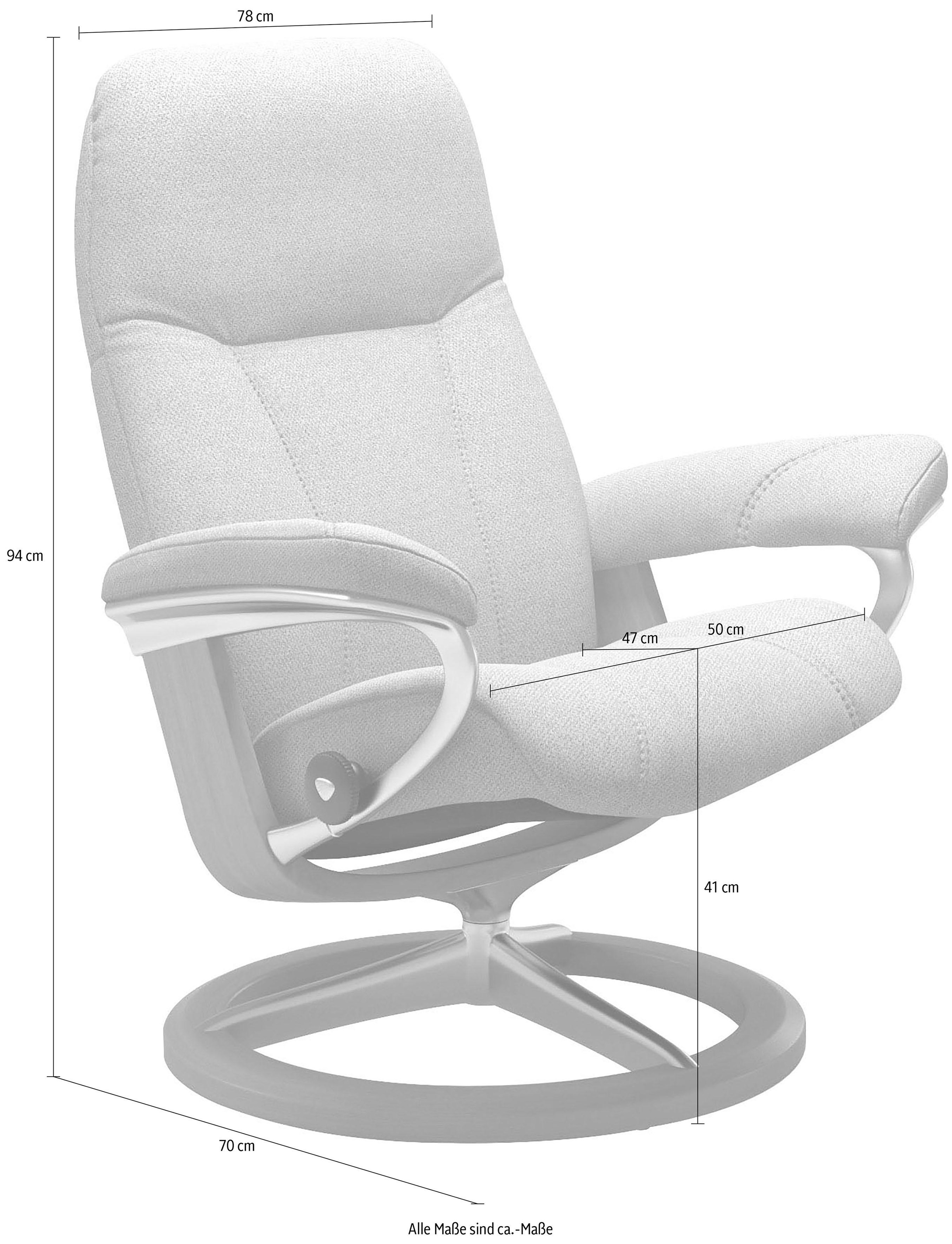 Stressless® Relaxsessel »Consul«, mit Signature Base, Größe S, Gestell Wenge