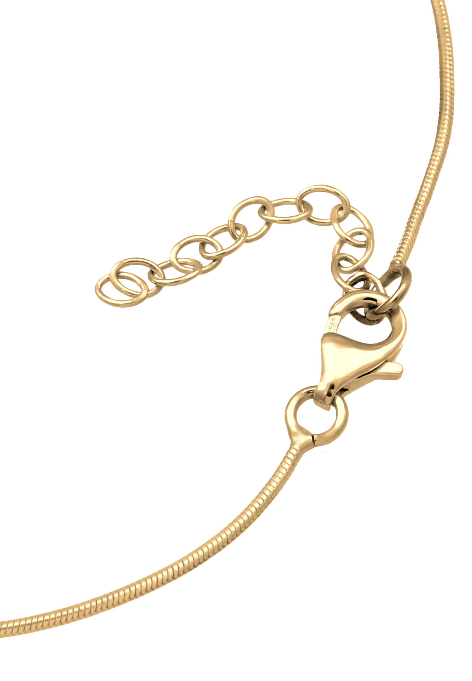 Elli Fußkette »Basic Schlangenkettchen 925 Silber«