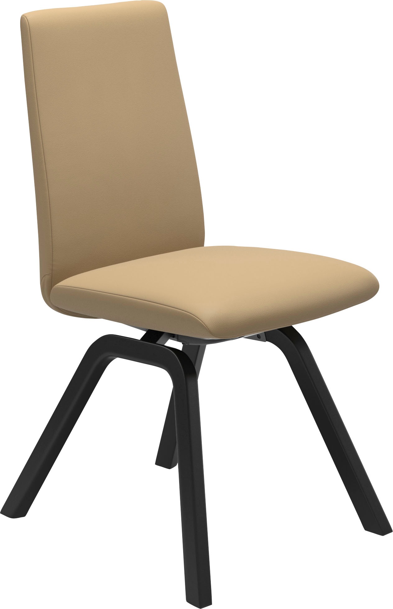 Stressless® Polsterstuhl »Laurel«, Leder PALOMA, Low Back, Größe M, mit schräggestellten Beinen in Schwarz