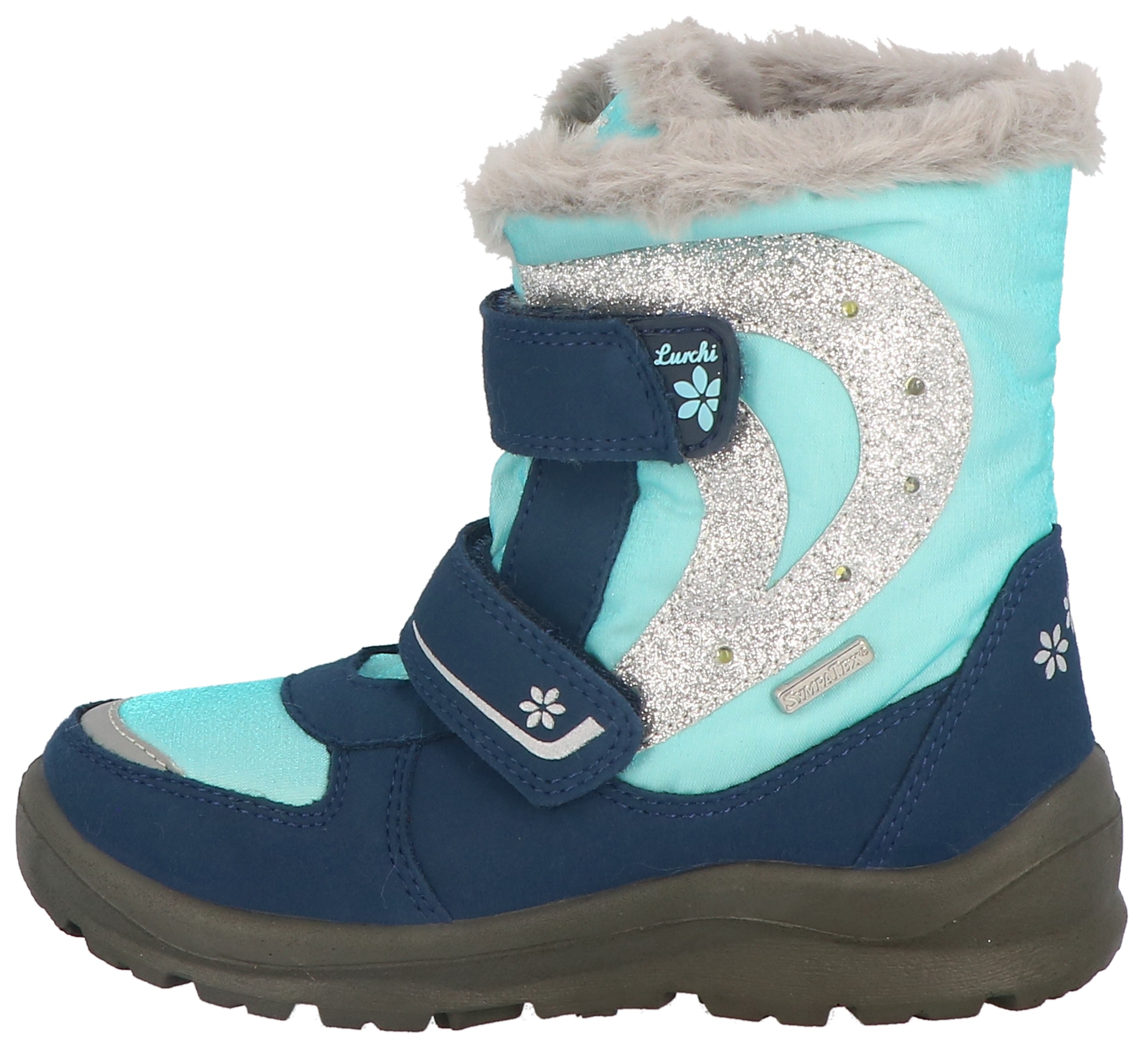 Lurchi Winterstiefel »Kadira-SYMPATEX Blinkschuh«, Winterboots mit Glitzerbesatz, Größenschablone zum Download