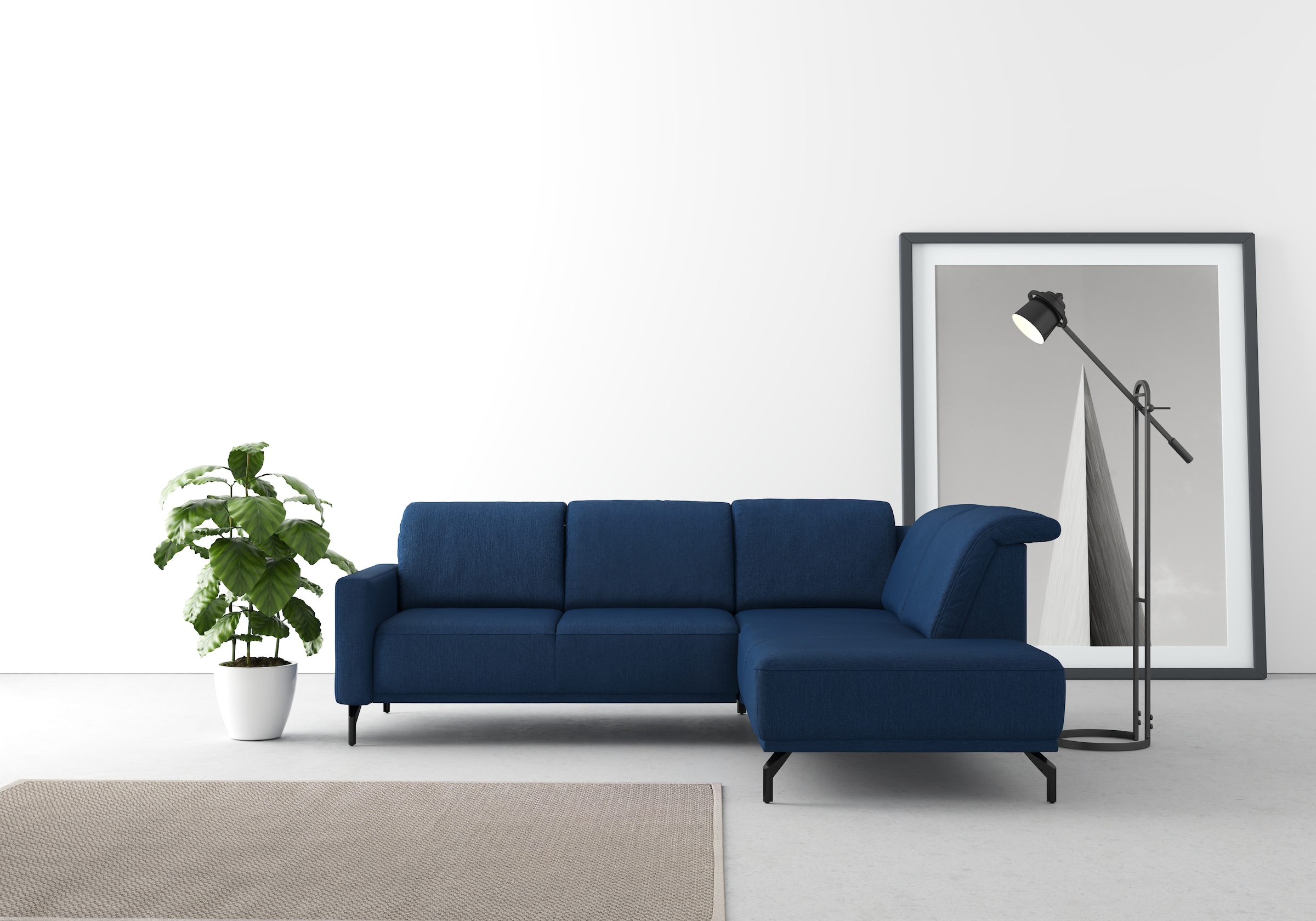 sit&more Ecksofa »Bailando L-Form« wahlweise mit Kopfteilverstellung und Vo günstig online kaufen