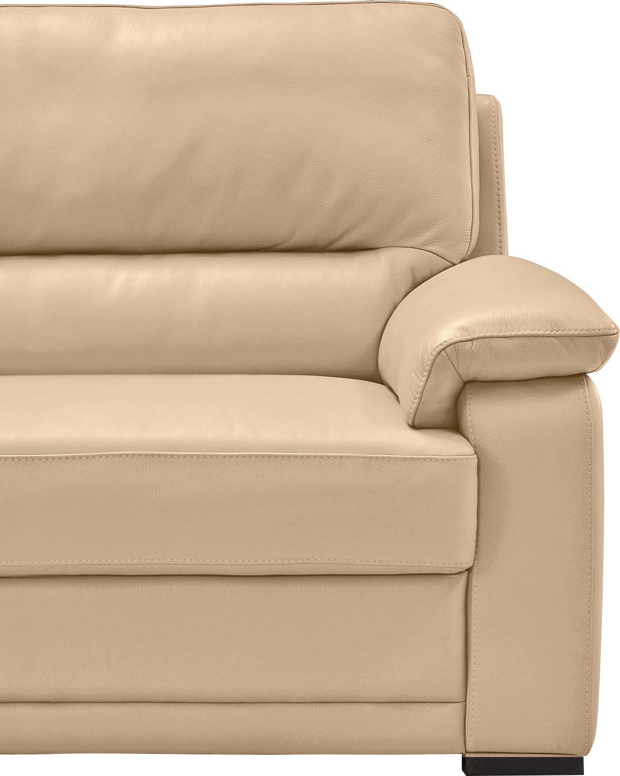 Egoitaliano 2,5-Sitzer »Doris, modernes Designersofa, Ledersofa mit erstklassiger Sitzqualität«, edle Detailverarbeitung, perfekte Polsterung, aus hochwertigem Leder