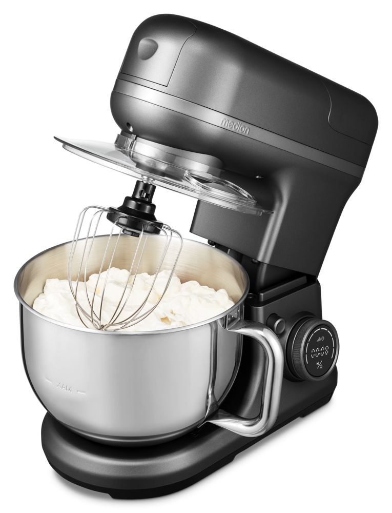 Medion® Küchenmaschine »MD 18442 8 Geschwindigkeitsstufen, titan«, titan