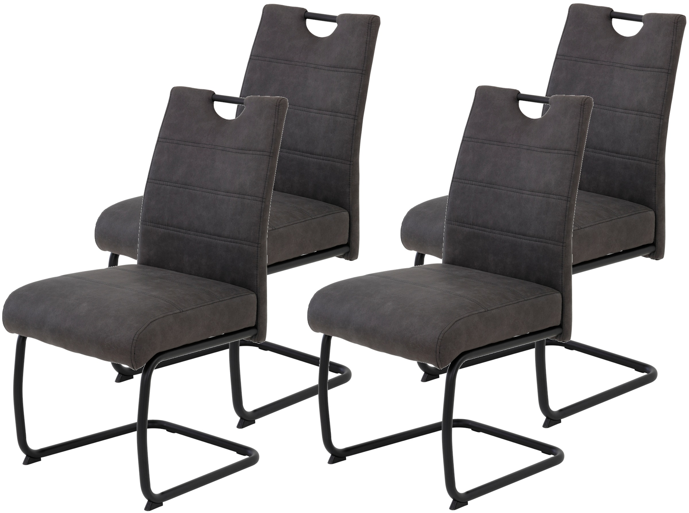 HELA Freischwinger »FLORA Freischwinger mit Griff, 140kg belastbar« (Set) 4 günstig online kaufen