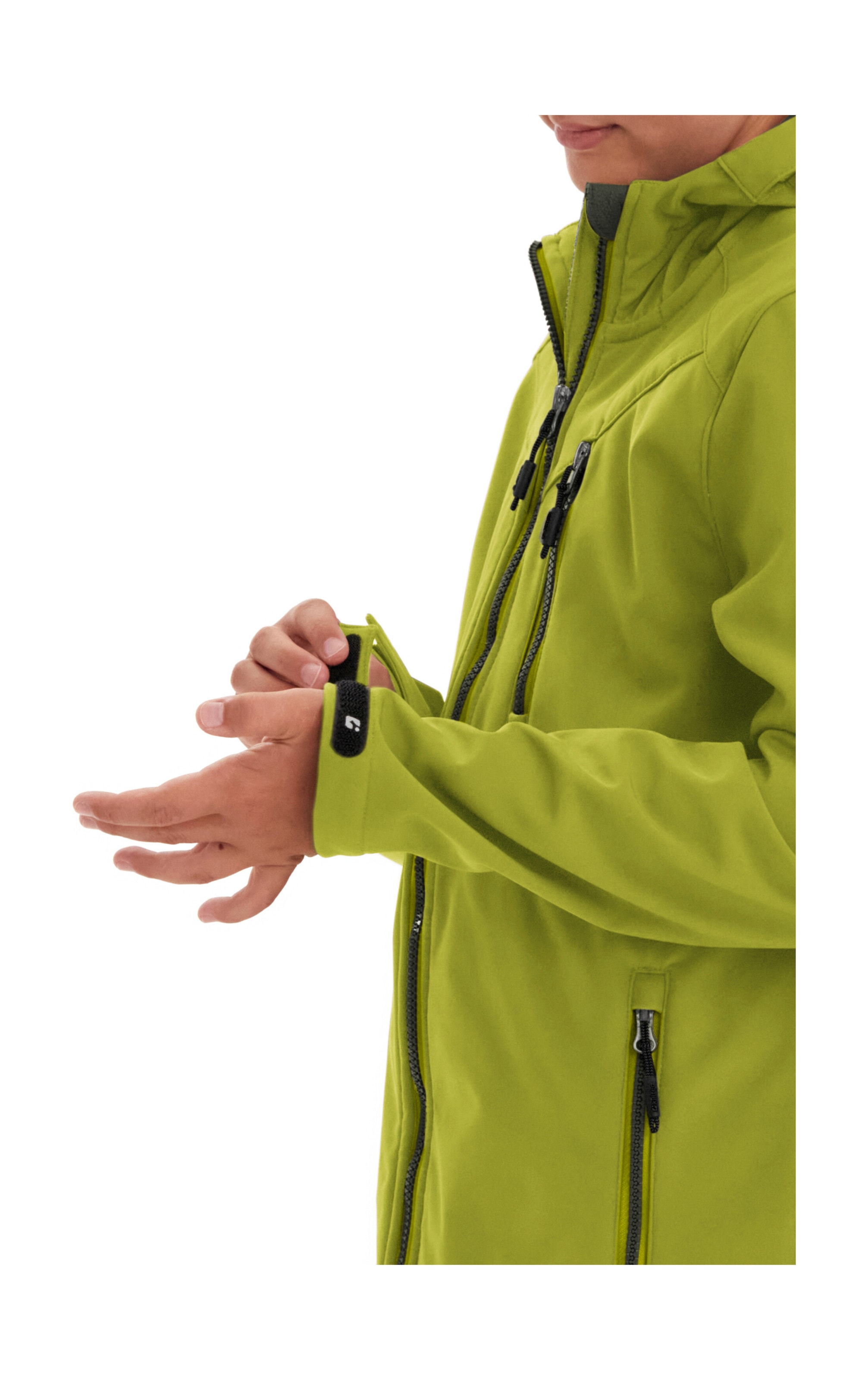 Killtec Softshelljacke »Boys Softshelljacke« Wasserabweisende Softshelljacke mit Kapuze, Fleece