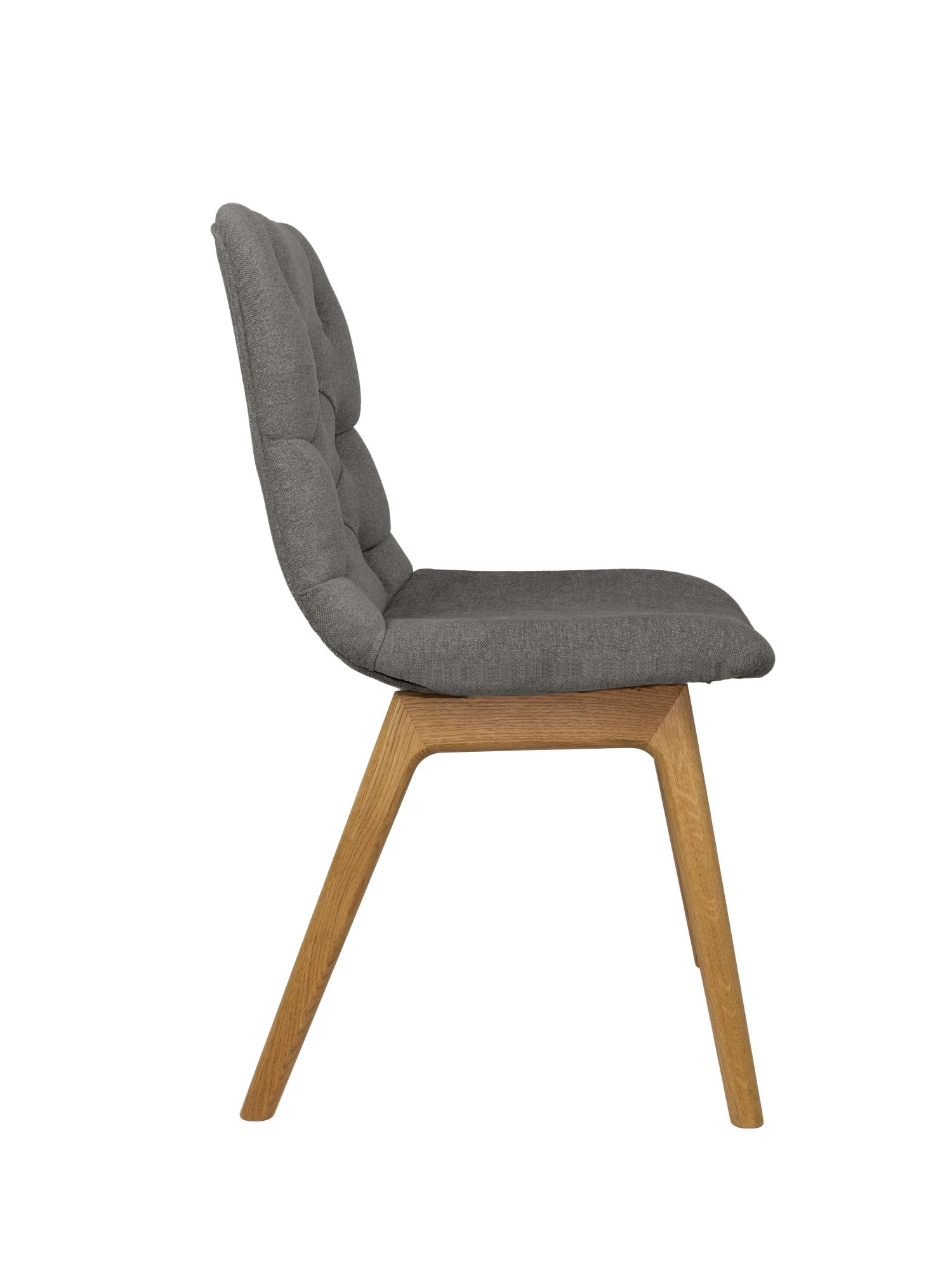 andas 4-Fußstuhl »Ramon«, (Set), 2 St., Chenille, mit Massivholzbeinen, verschiedene Stoffe und Farben