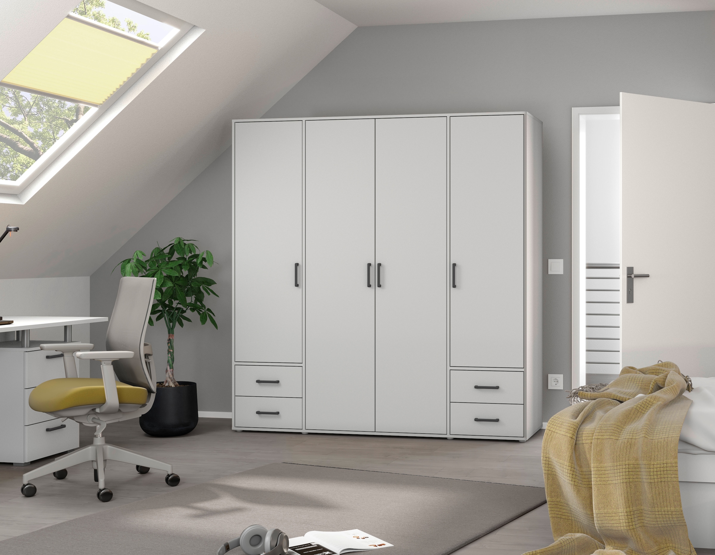 rauch Drehtürenschrank, (in 3 verschiedenen Ausstattungen BASIC/CLASSIC/PREMIUM)