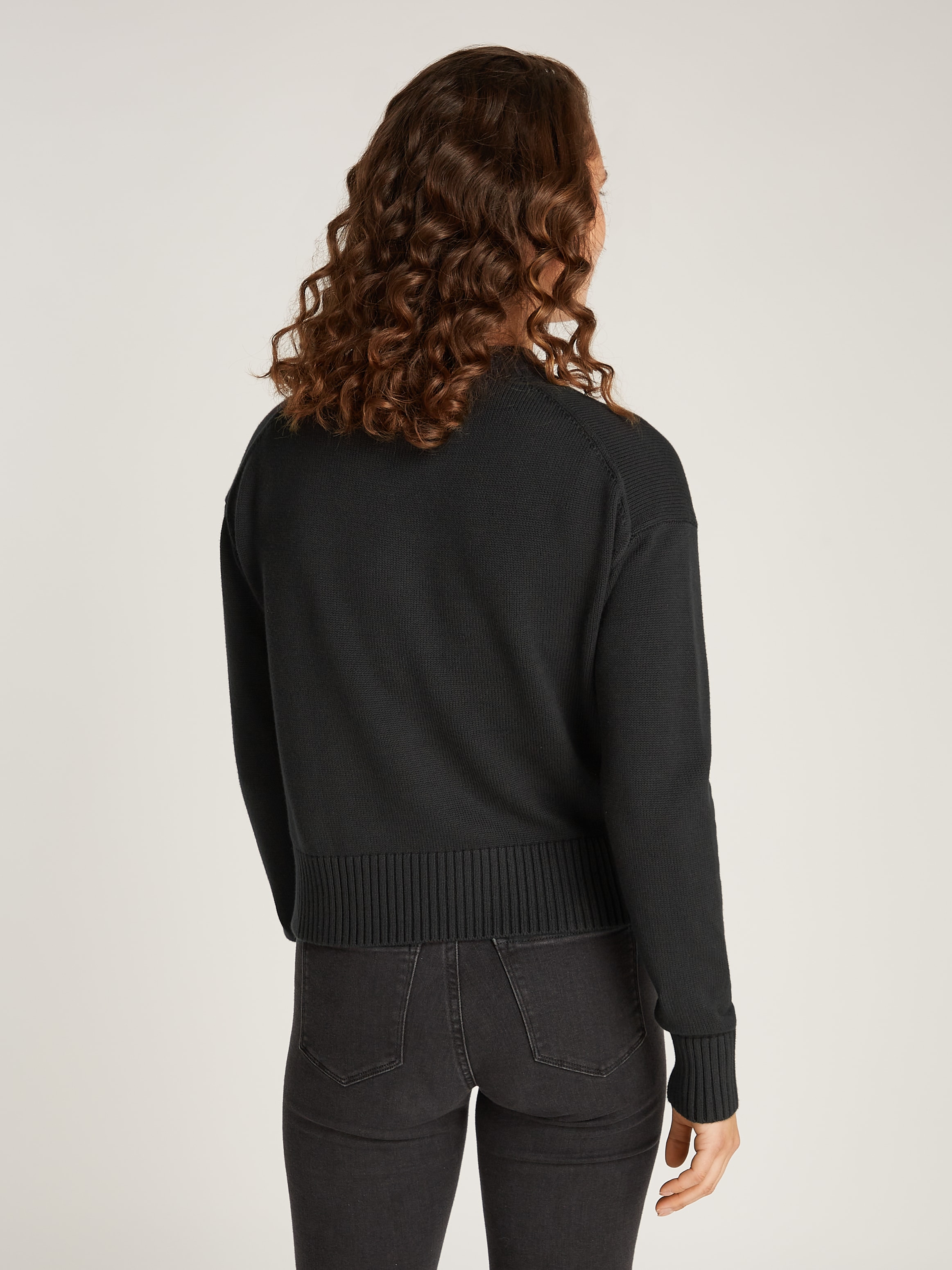 Calvin Klein Jeans Strickpullover »CK EMBRO BADGE SWEATER«