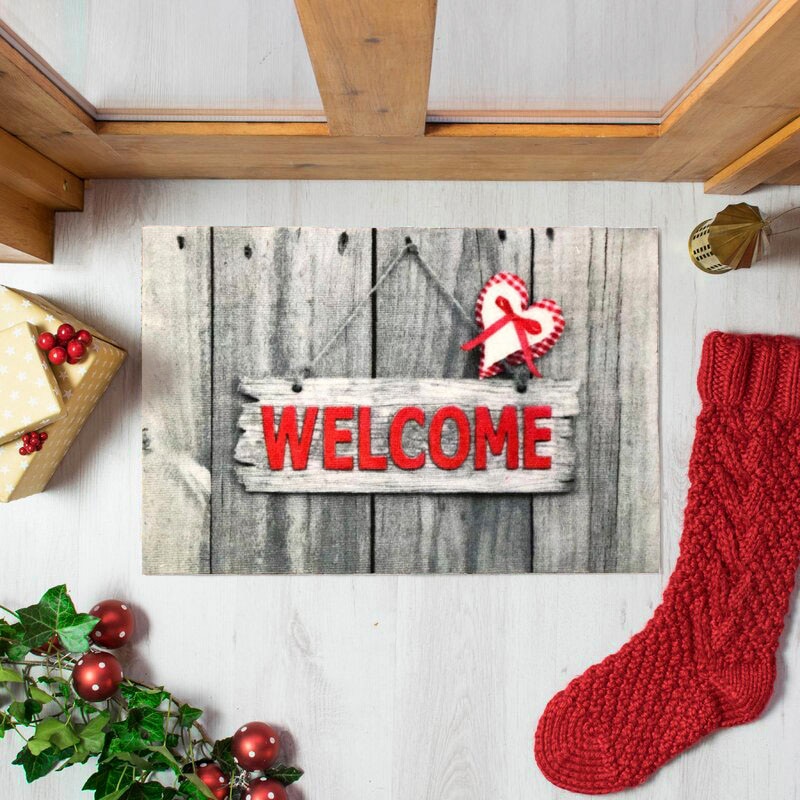 my home Fußmatte »Welcome-Holz«, online rechteckig bestellen