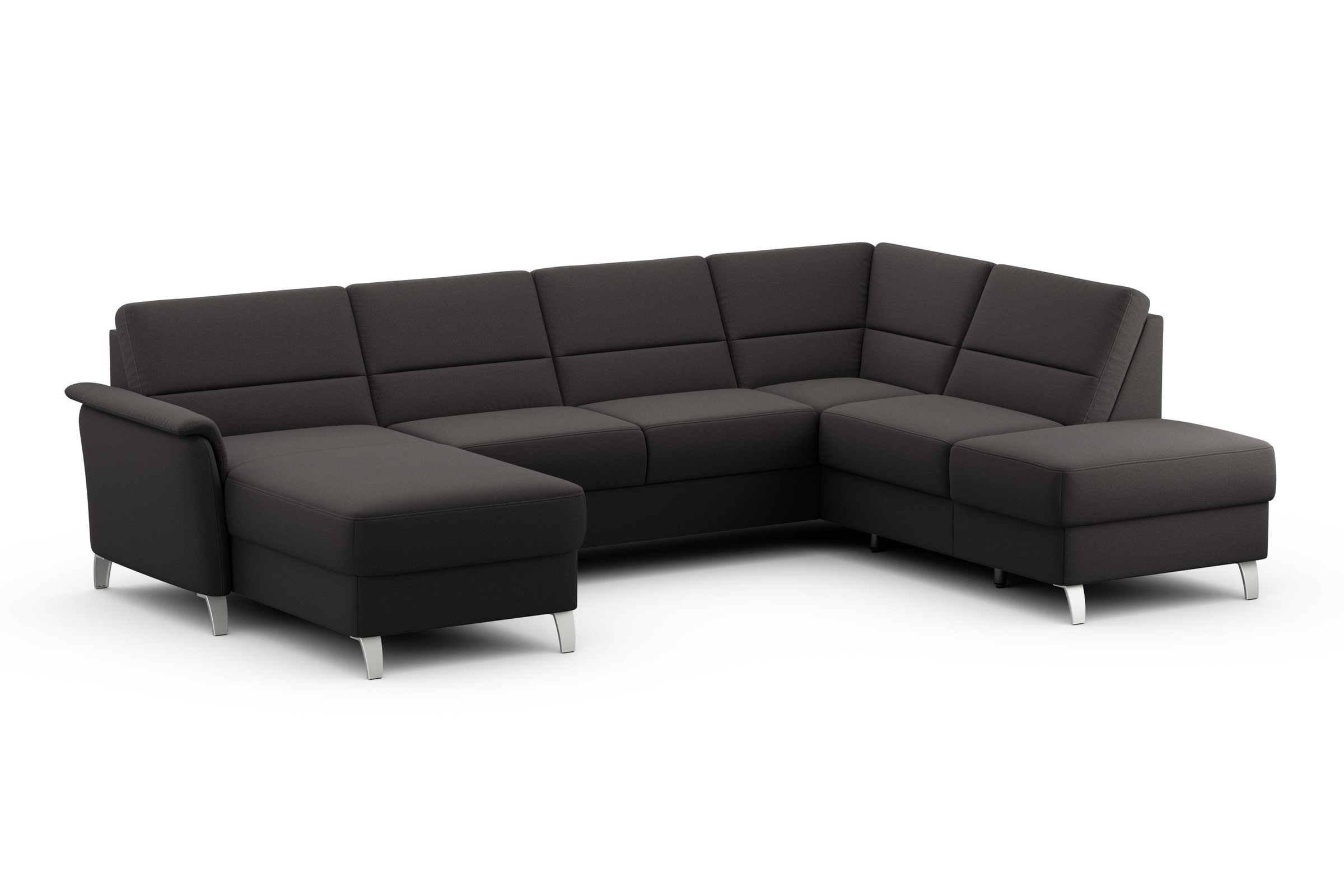 sit&more Wohnlandschaft »Palmera U-Form«, Federkern, wahlweise mit Bettfunktion und mit/ohne Stauraum