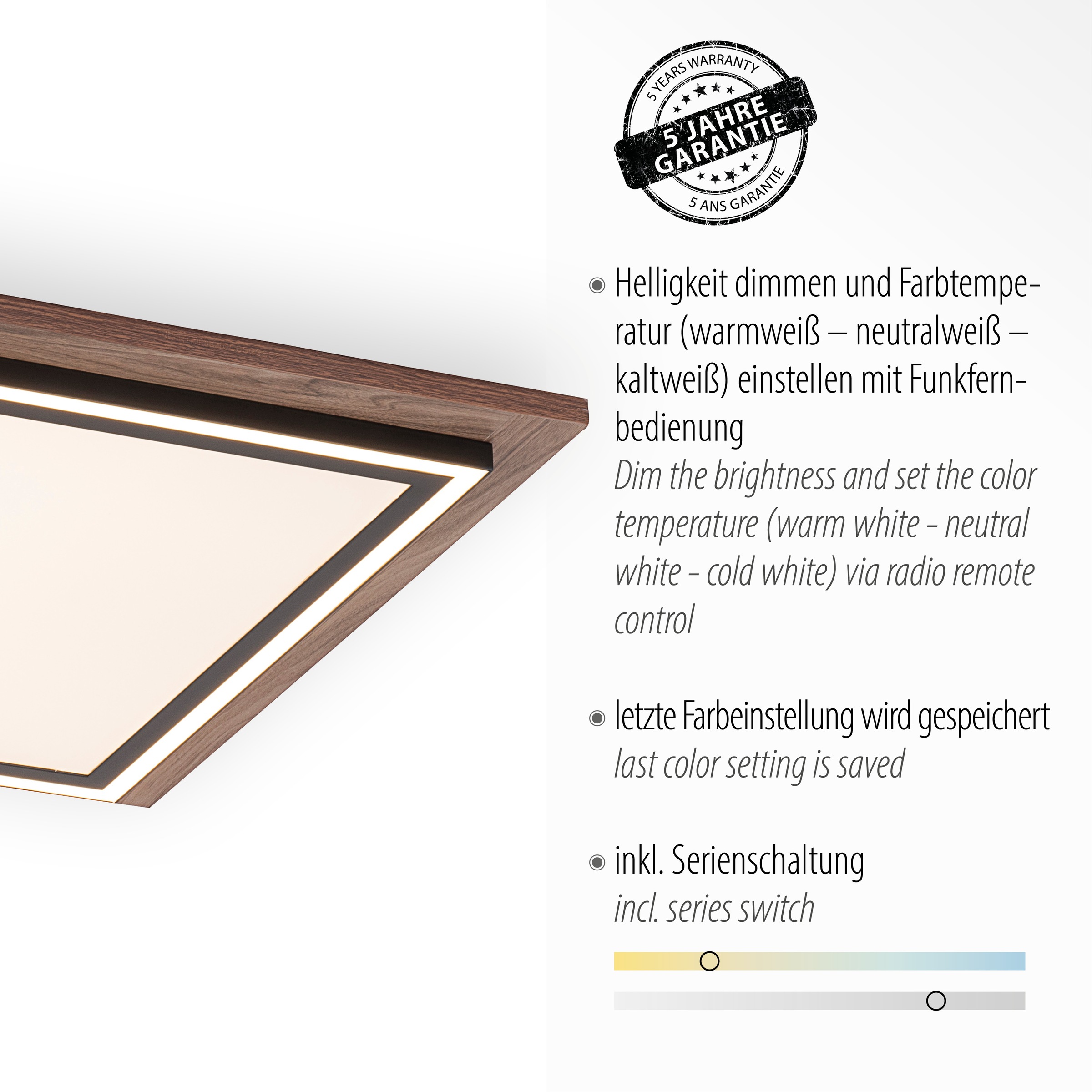 Paul Neuhaus Deckenleuchte »PALMA«, 2 flammig, Leuchtmittel LED-Board-LED-B günstig online kaufen