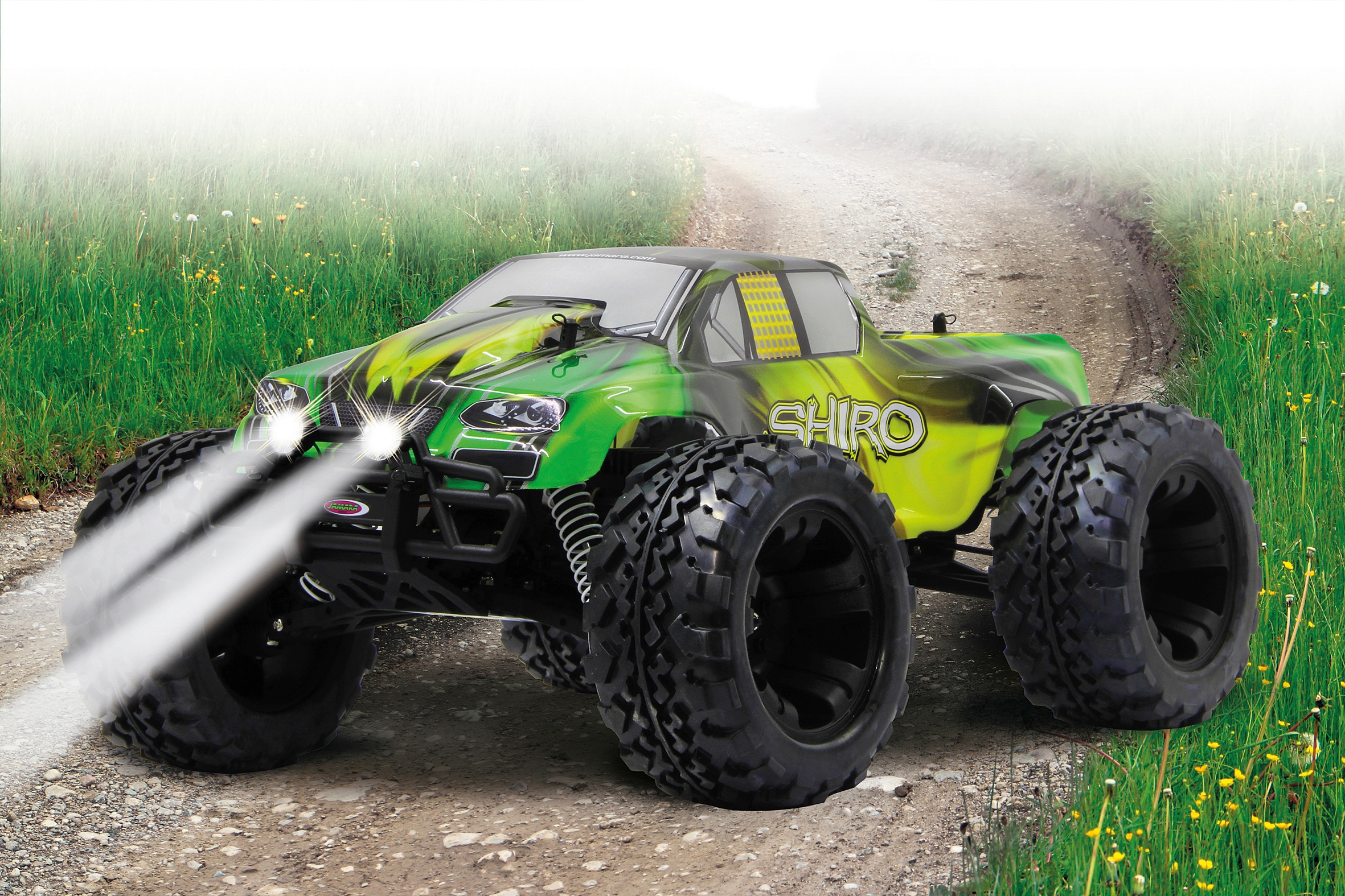 Jamara RC-Monstertruck »Shiro Monstertruck 4WD«, 1:10, 2,4 GHz, mit LED