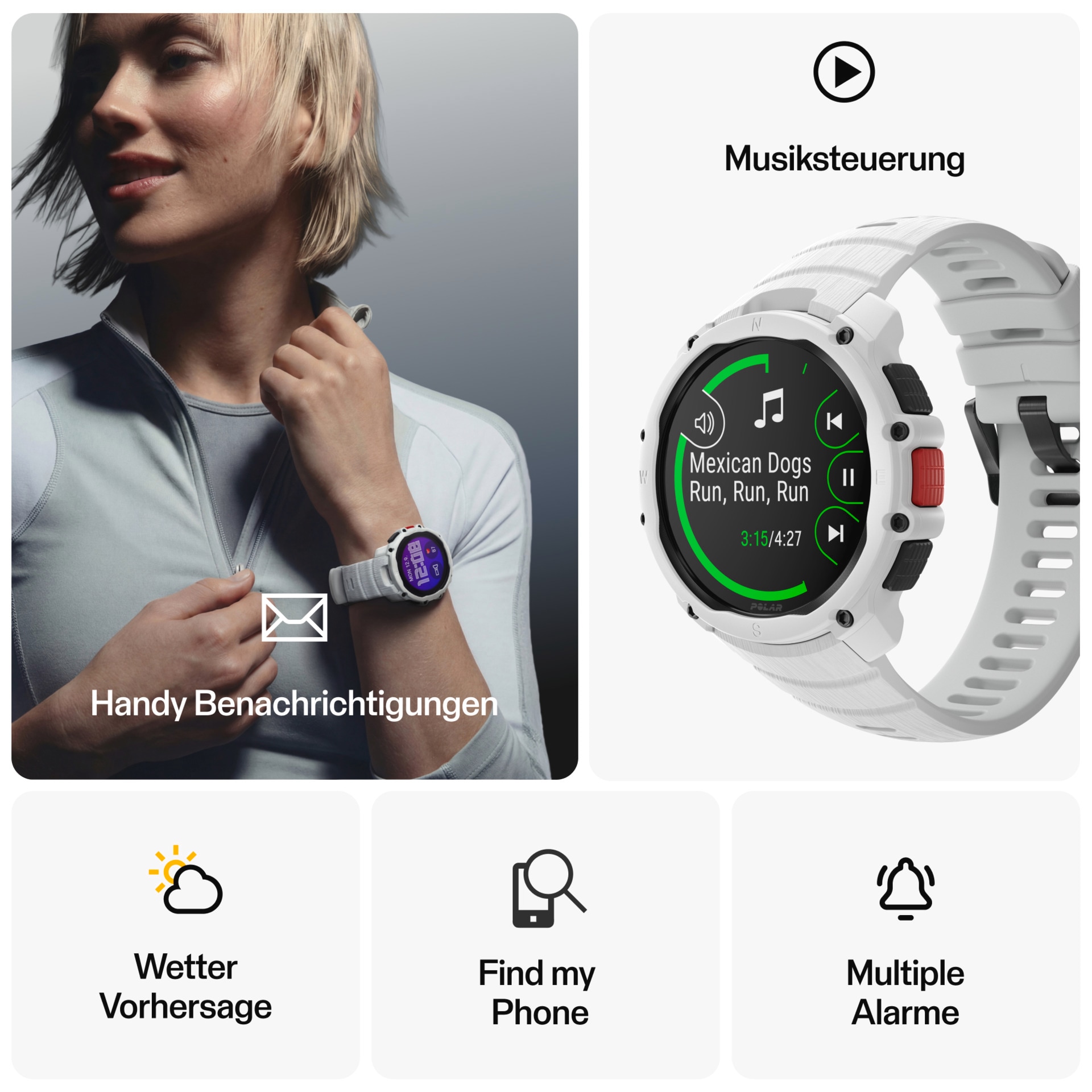 Polar Smartwatch »Street X«(/ 1,28 ″)