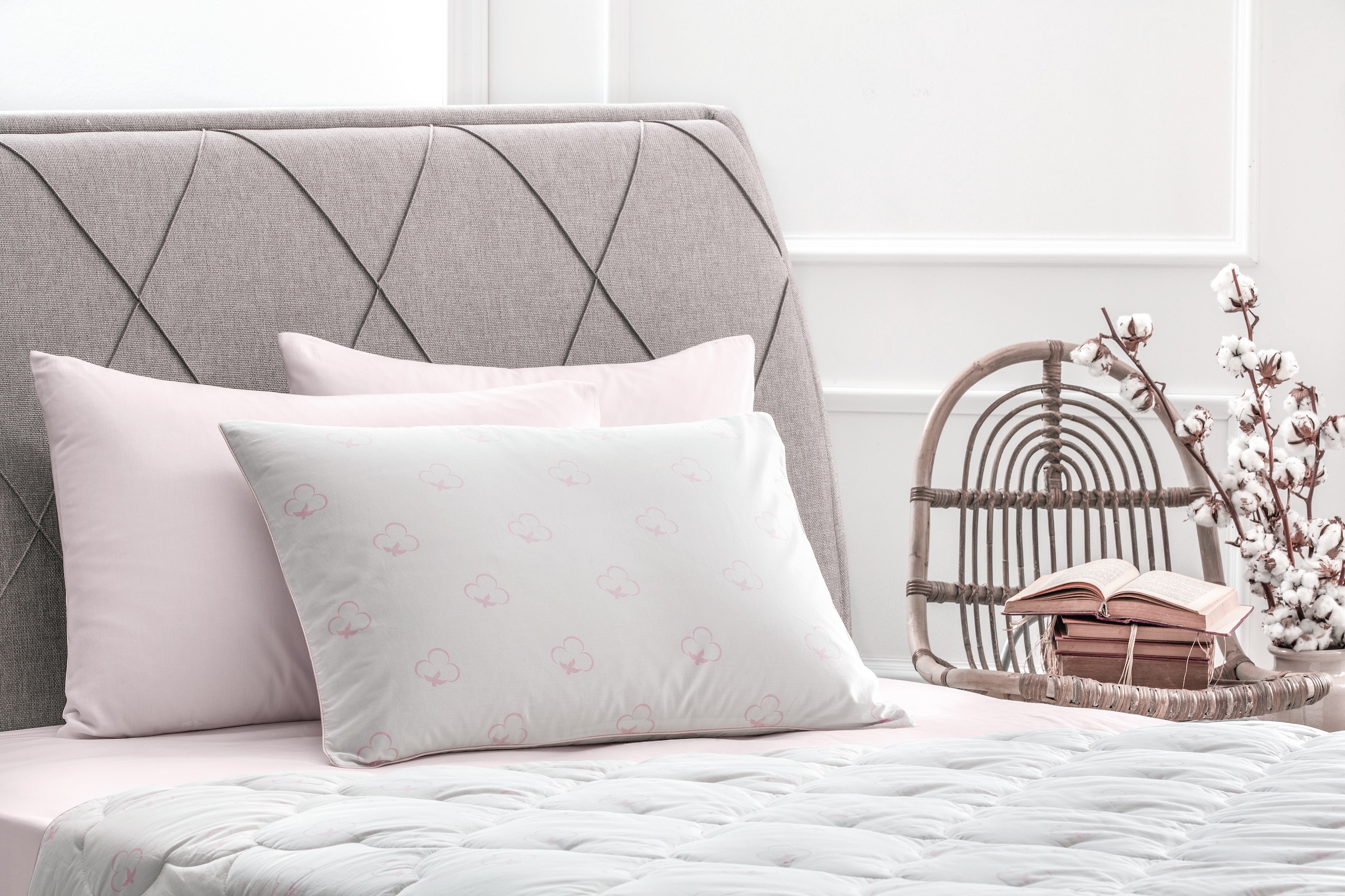 Yatas Bedding Baumwollkissen »Cotton, Kissen 40x80 cm«, (1 St.), allergiker günstig online kaufen