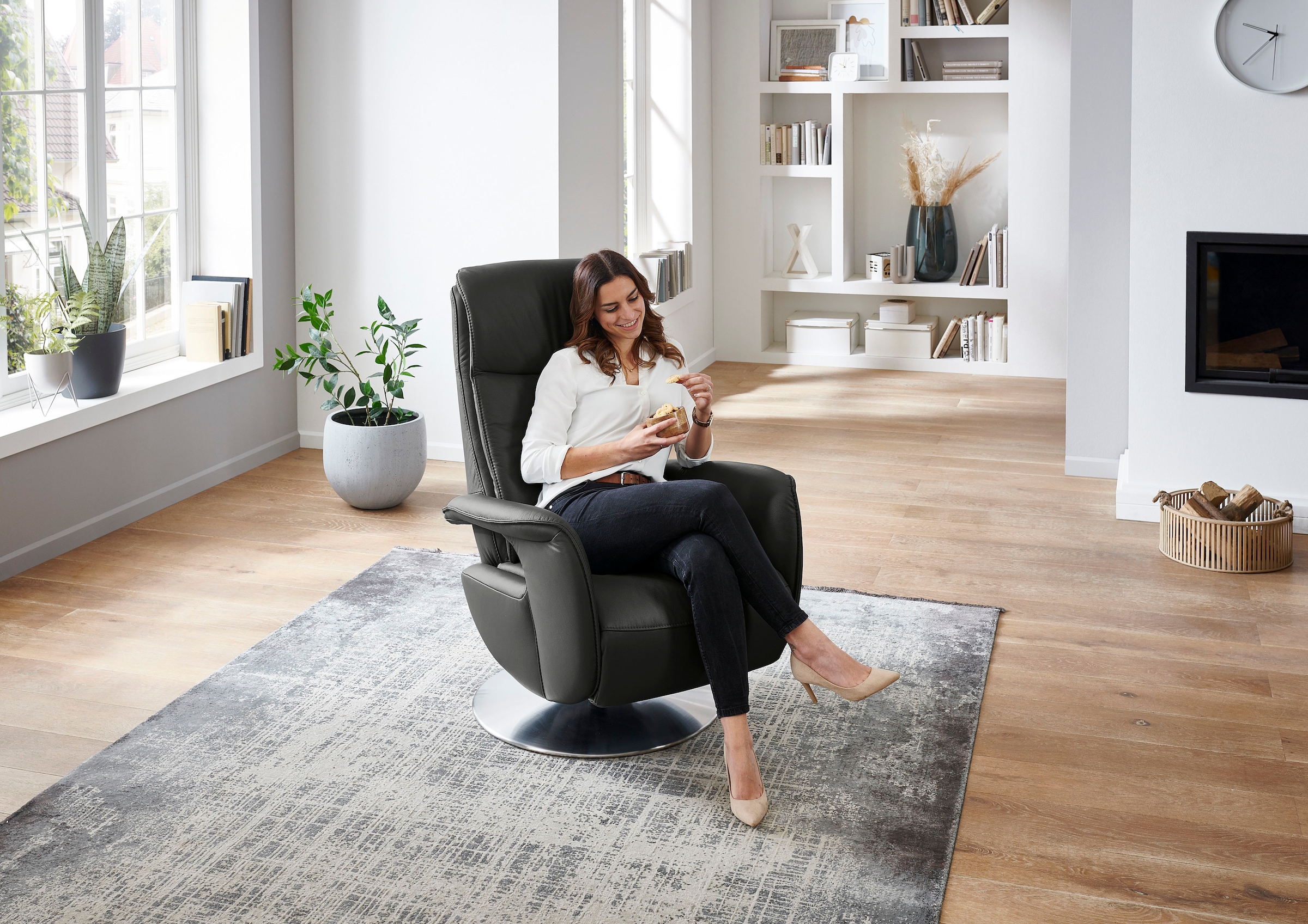 HUKLA Sessel »HU-ES19141« Set, Kopfpolsterverstellung, einstellbare Beinauf günstig online kaufen