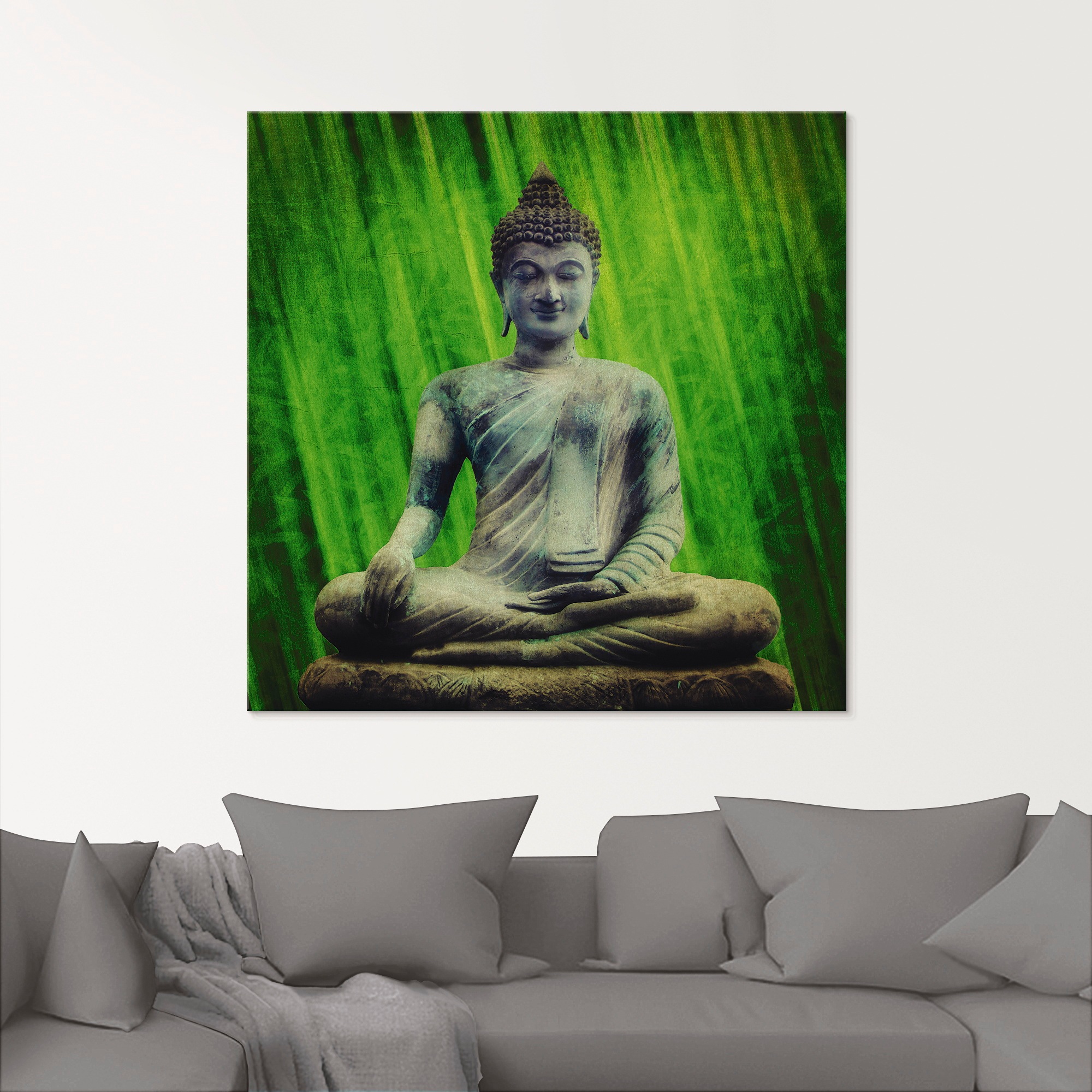 Artland Glasbild »Buddha«, Religion, (1 St.), in verschiedenen Größen