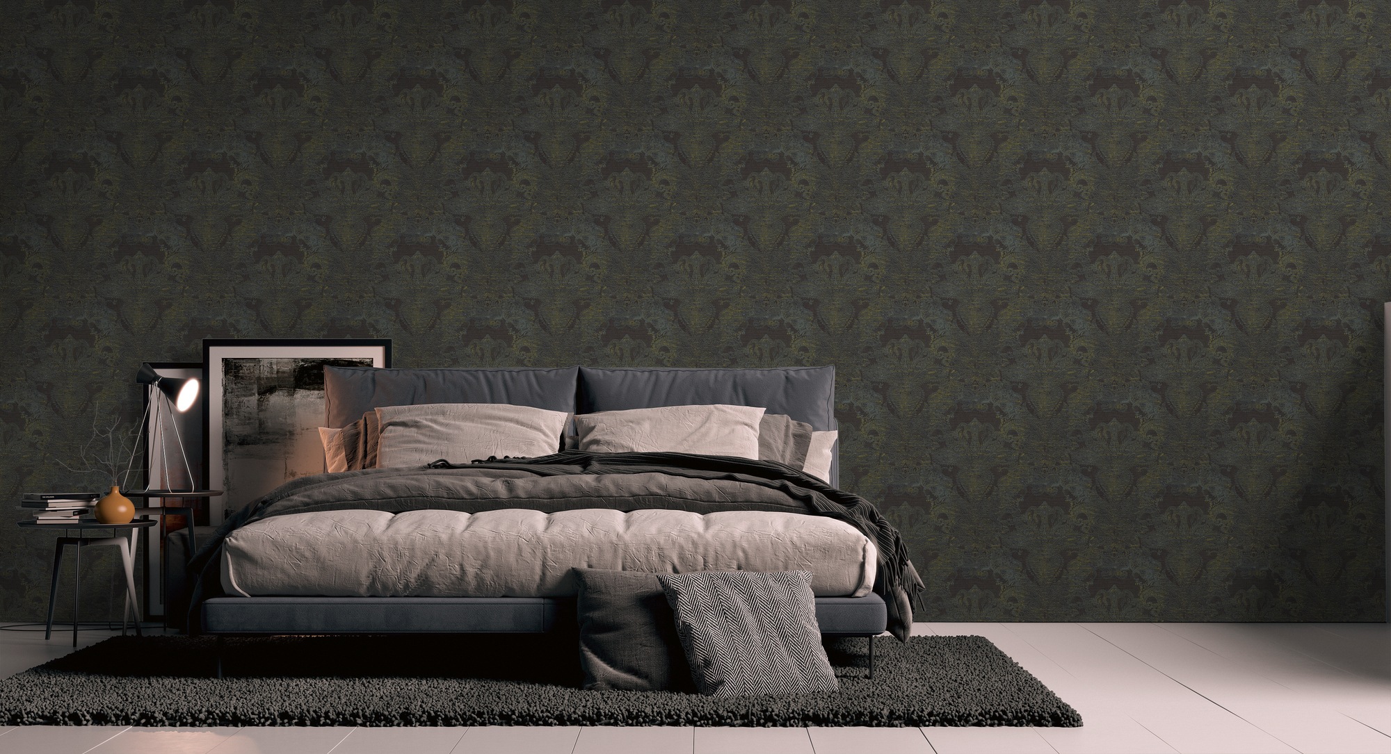 living walls Vliestapete »Metropolitan Stories. Travel Styles. Tapete mit Ornamenten« gemustert | matt | neutral leicht strukturiert Ornament-Tapete Klassisch Elegant Vintage-Optik Barock Tapeten modern