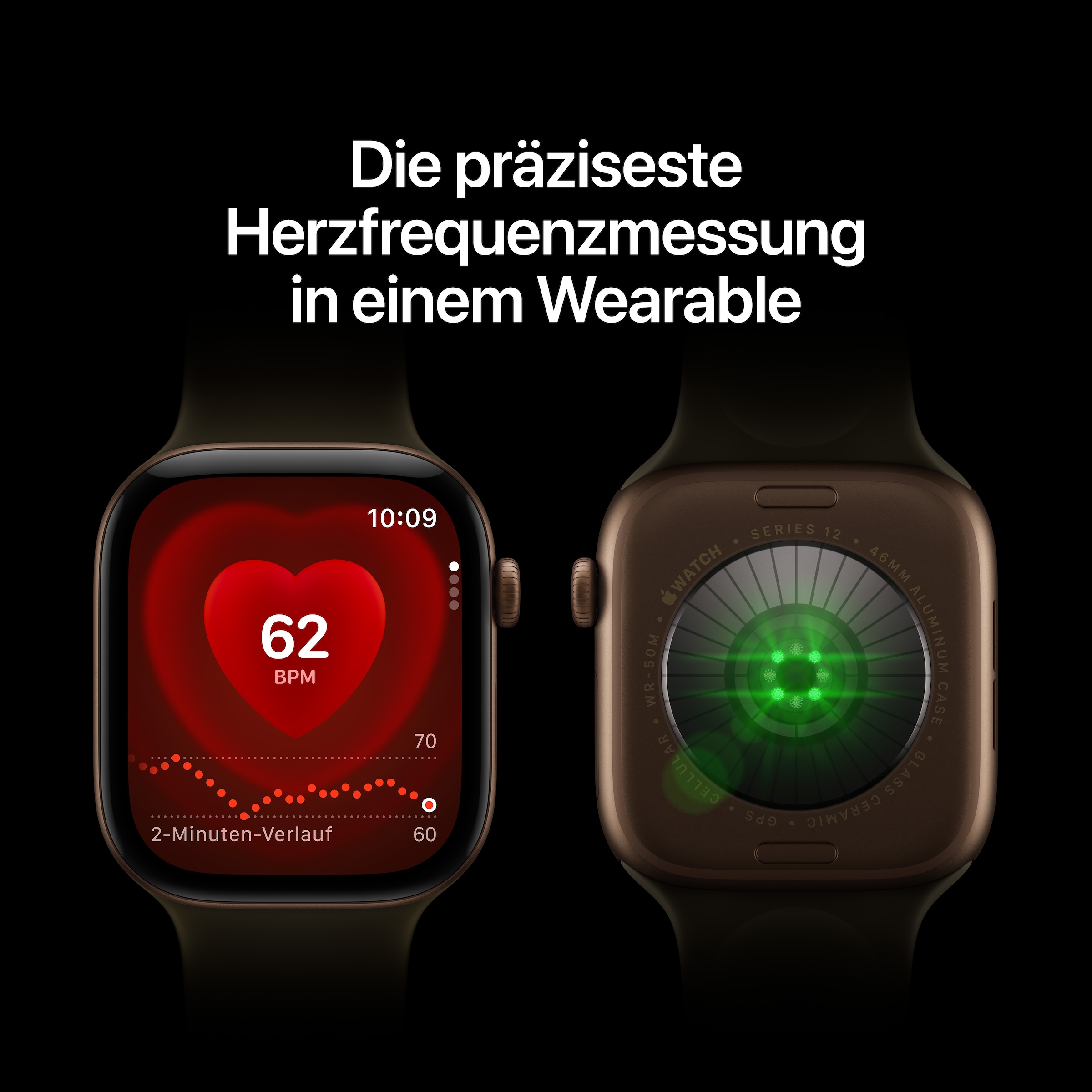 Apple Smartwatch »Watch Series 12  Titanium GPS + Cellular«(42/ 1,65 ″) Watch OS