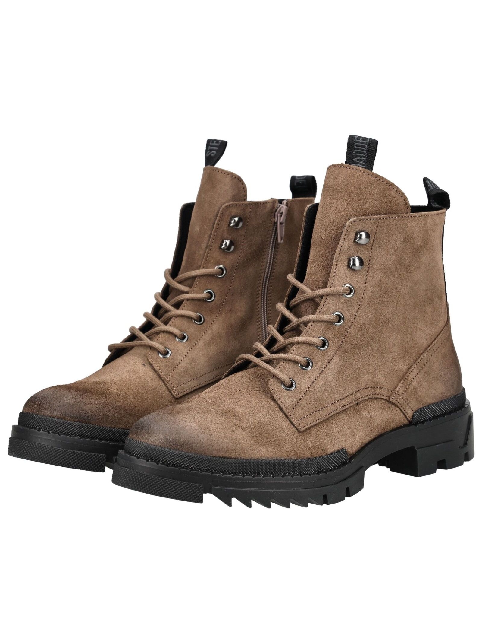 STEVE MADDEN Schnürstiefelette »STEVE MADDEN Stiefelette Veloursleder«