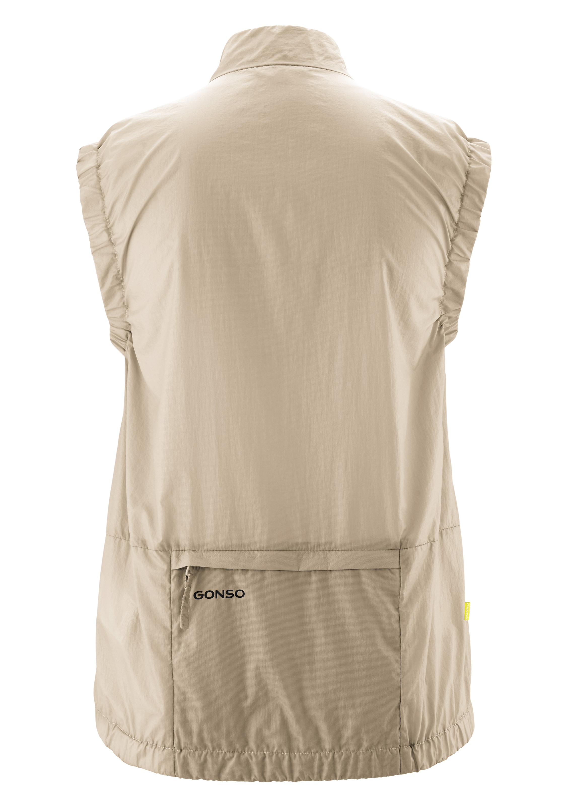 Gonso Funktionsweste »Adventure Vest Wind W« Damen Weste, leichte und winddichte Fahrradweste mit Rückentasche