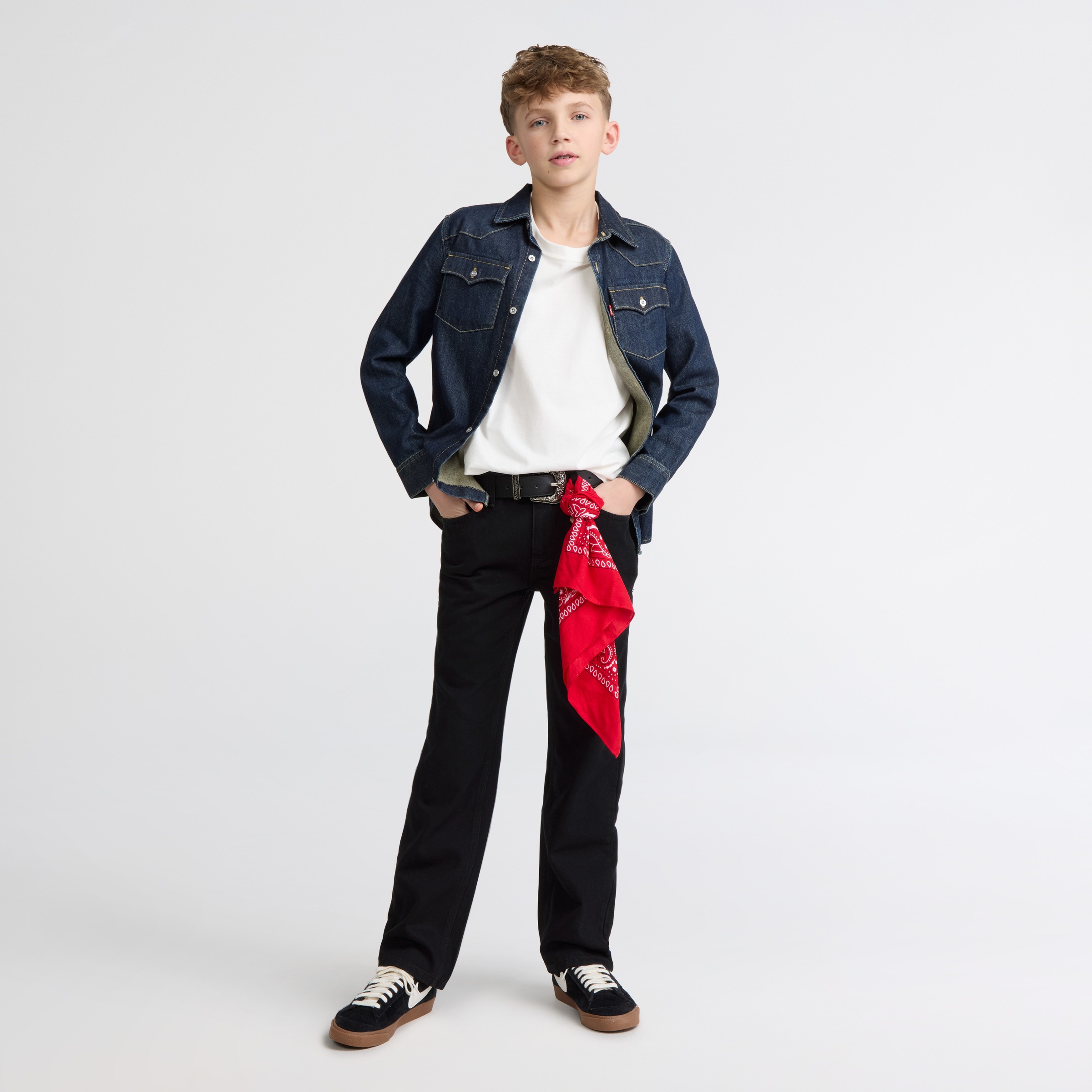 Levi's® Kids Regular-fit-Jeans »LVB 505 REGULAR FIT JEAN« im Five-Pocket Style