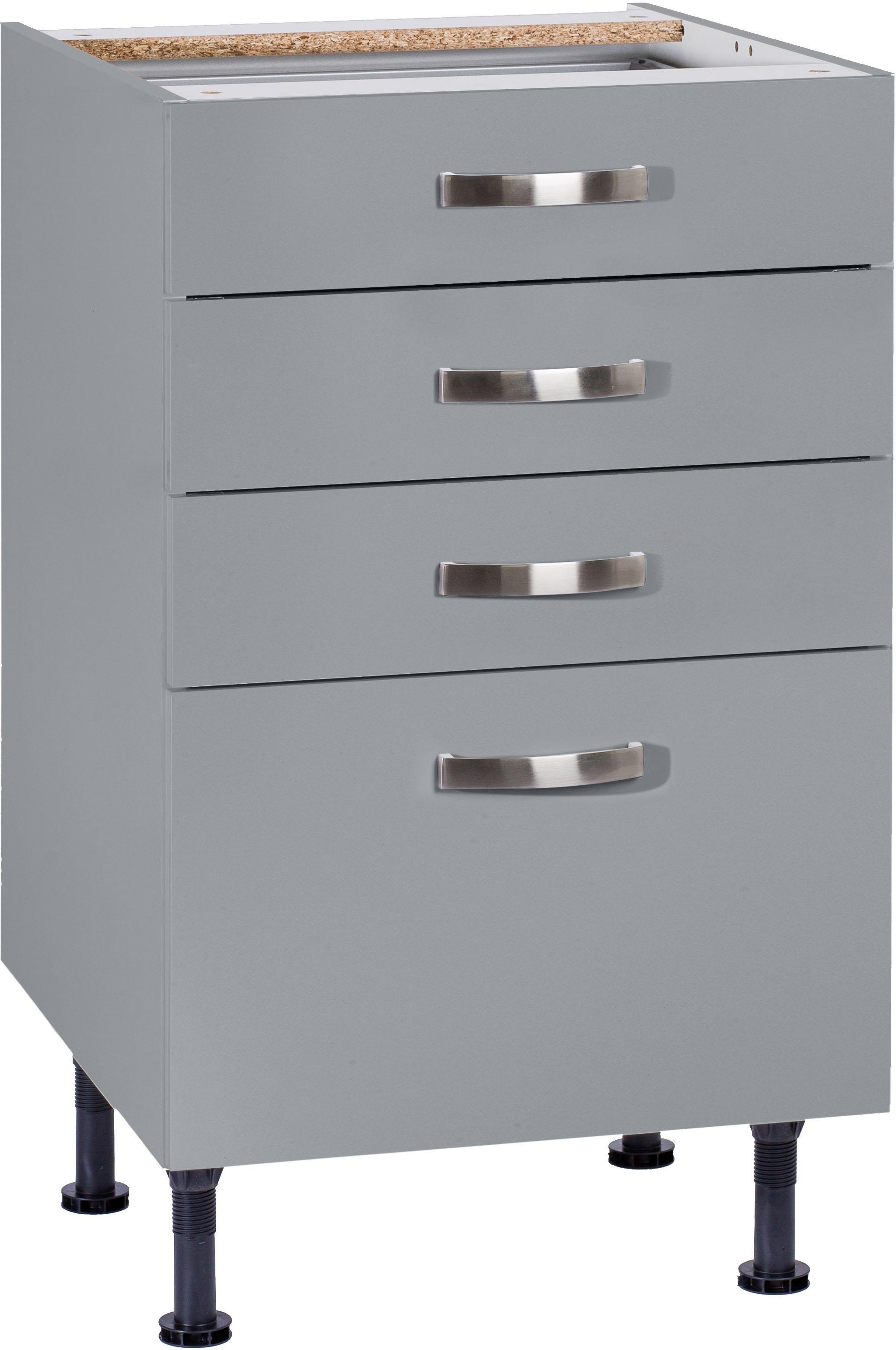 KOCHSTATION Unterschrank »KS-Cara« Breite 50 cm, mit Vollauszügen und Soft- günstig online kaufen