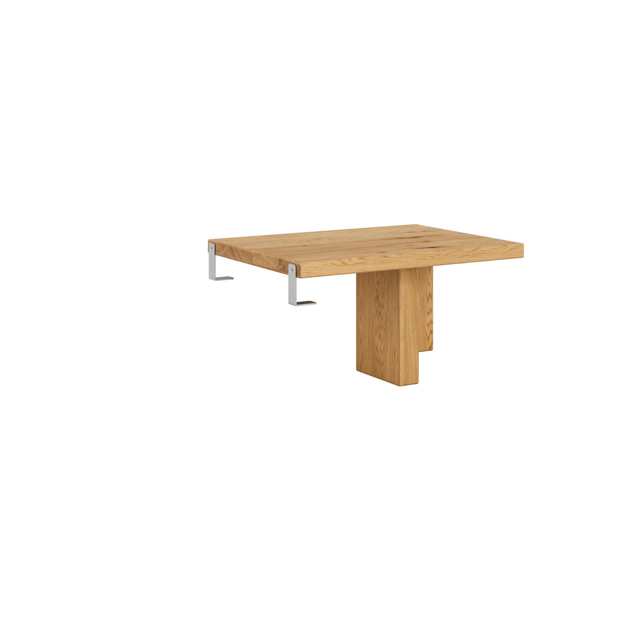 Karup Design Nachttisch »Japan Bed side table, FSC®-zertifiziertes Massivholz, made in Europe« B 45 cm, T 34 cm, H 23 cm. Beidseitig ansetzbar,  Eiche, speziell für Japan Bed entworfen ? perfekt integriert & passend