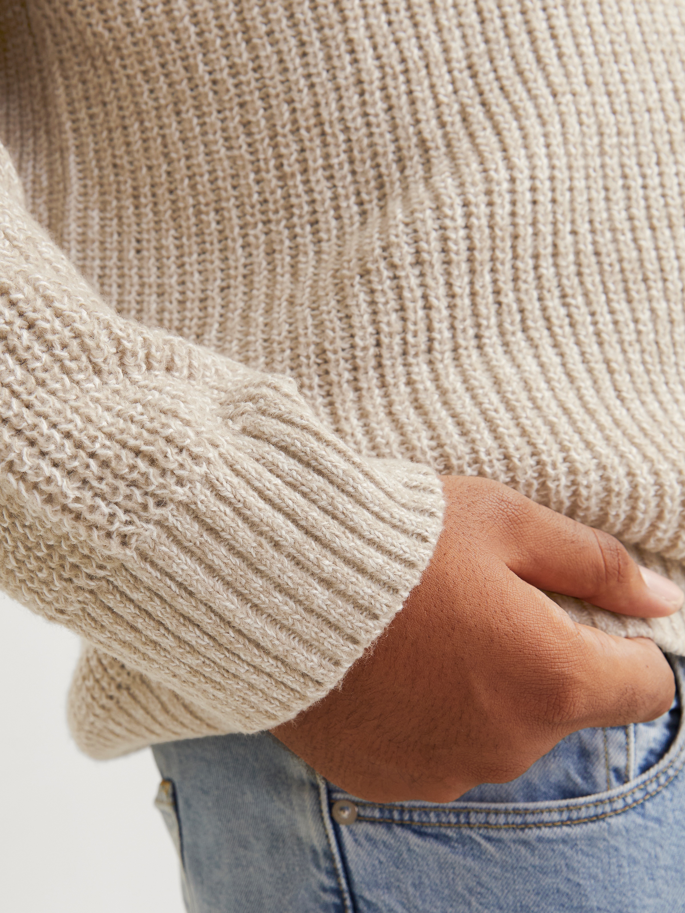 Jack & Jones PlusSize Rundhalspullover »JJJONES KNIT CREW NECK PLS«