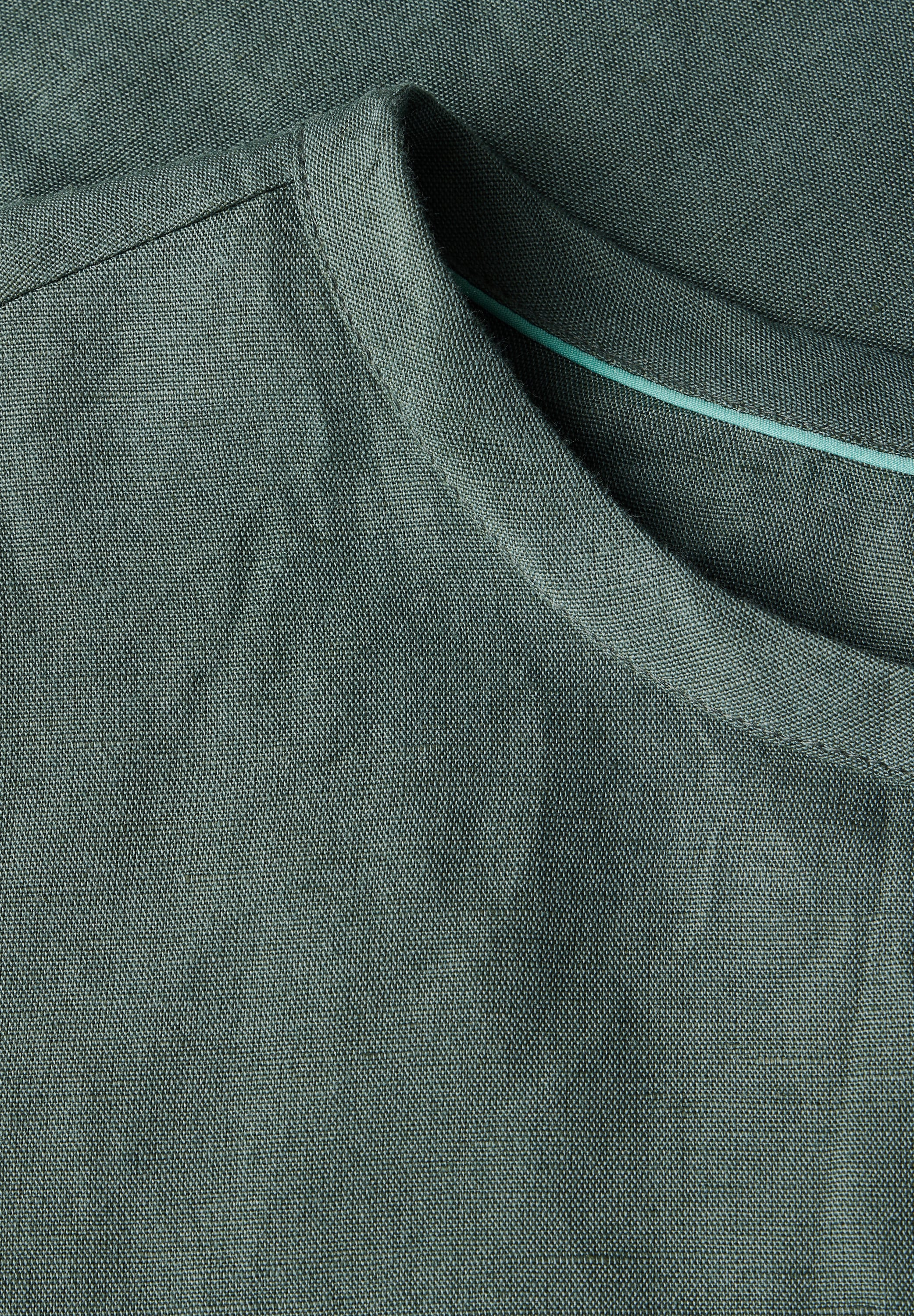 Cecil Kurzarmbluse, im Leinenmix und mit Knoten-Detail