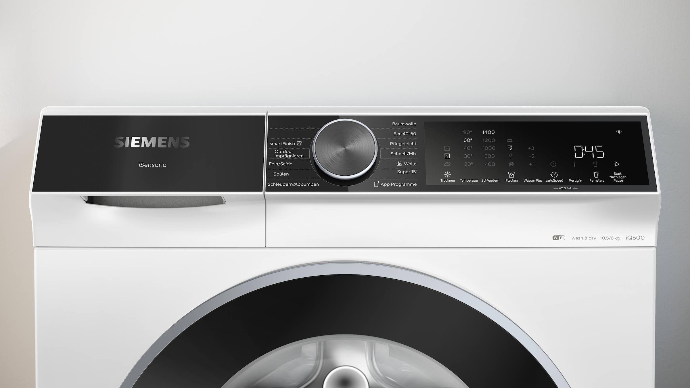 SIEMENS Waschtrockner »WN44G243« iQ500 10,5 kg /6 kg 70 dB(A)