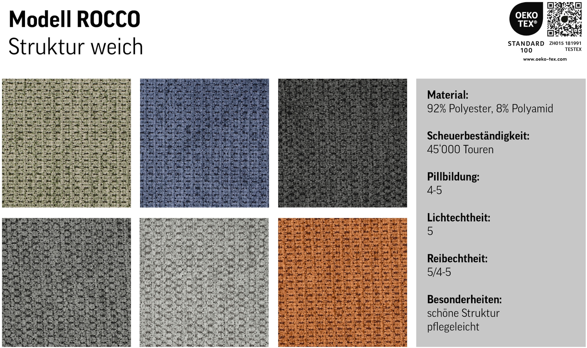 OTTO home Ecksofa »Rocco L-Form, B: 248 cm, modernes Bubble-Sofa, großzügiger Sitzkomfort« Wohnlandschaft-Charakter, frei stellbar, modernes Design