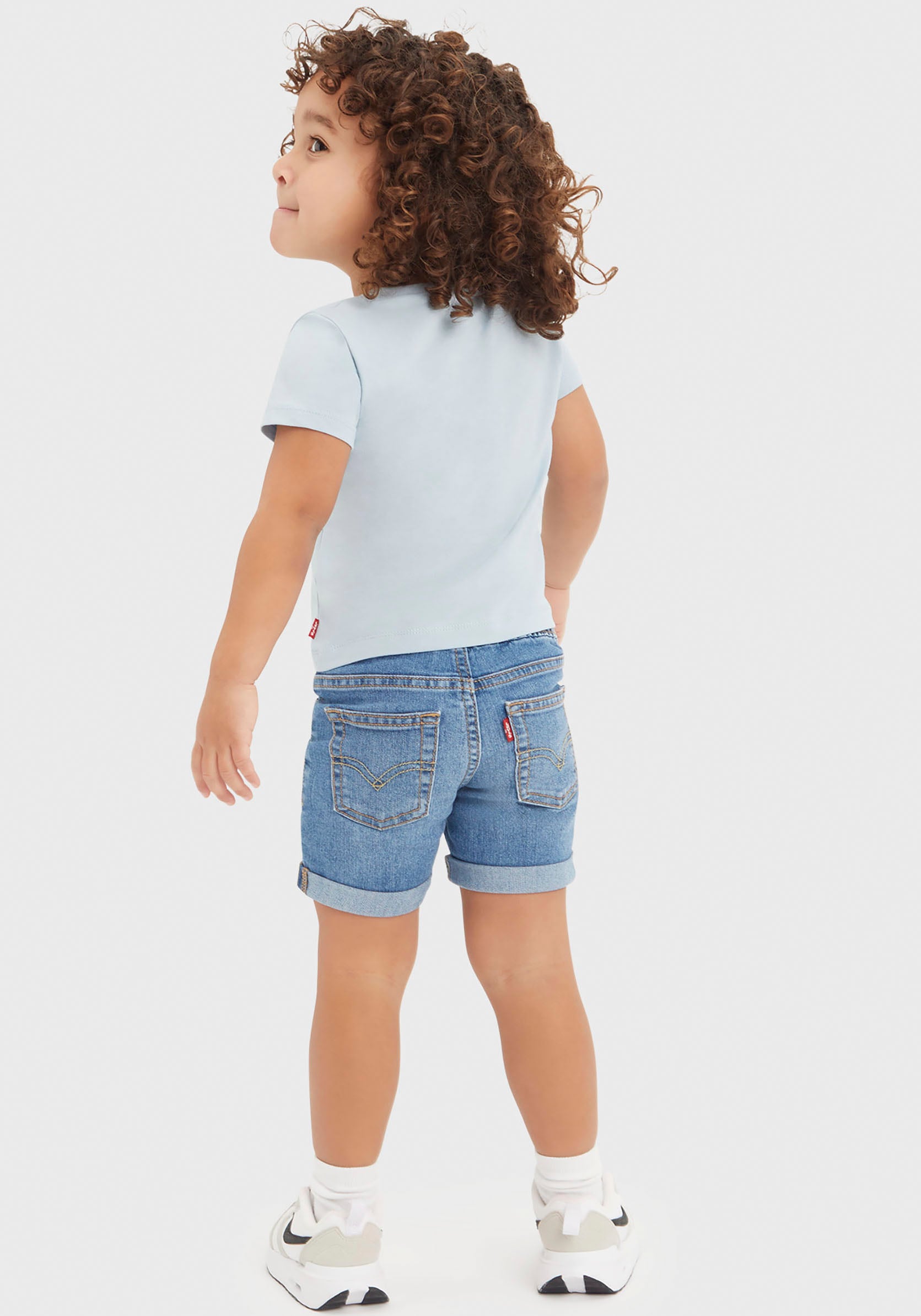 Levi's® Kids T-Shirt & Shorts »CRITTER STACKED LOGO TEE« Set, 2 Stk. for Baby BOYS